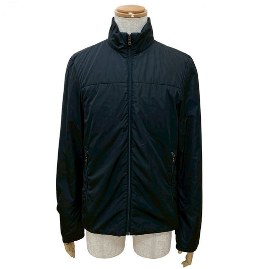 PRADA Nylon jacket Nylon, Polyester black mens 46