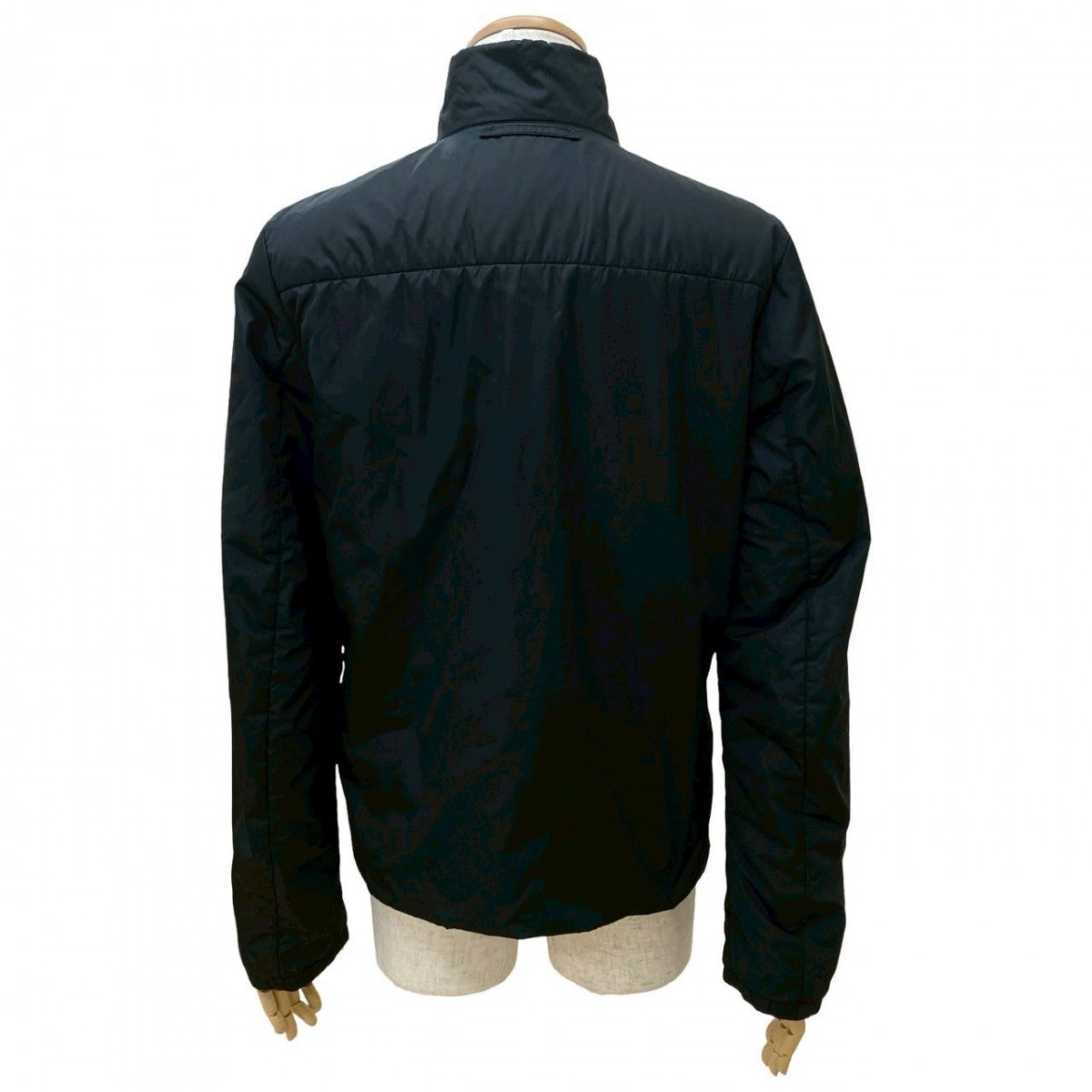 PRADA Nylon jacket Nylon, Polyester black mens 46