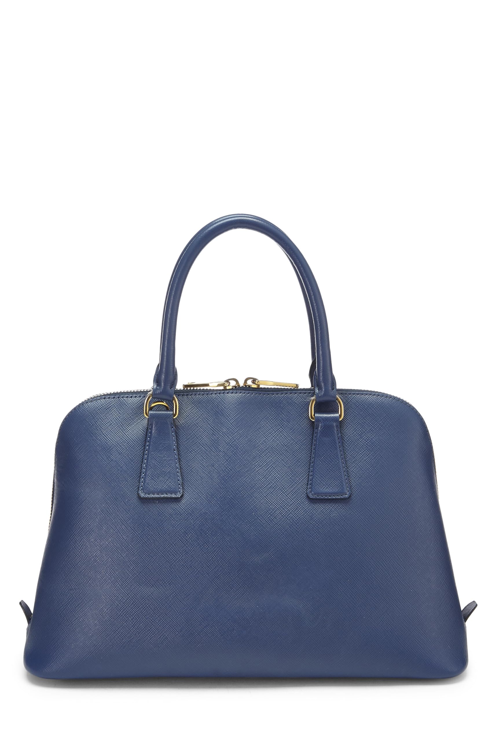 Prada, Blue Saffiano Promenade Medium, Blue Luxury Handbag