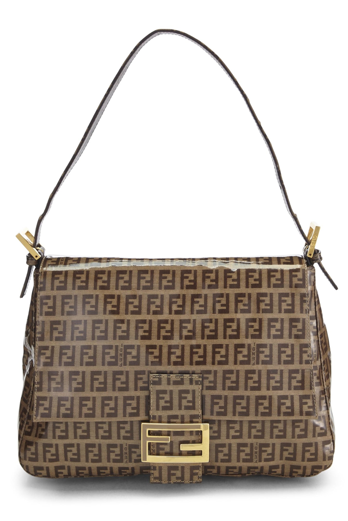 Fendi, Brown Zucchino Vinyl Mama, Brown