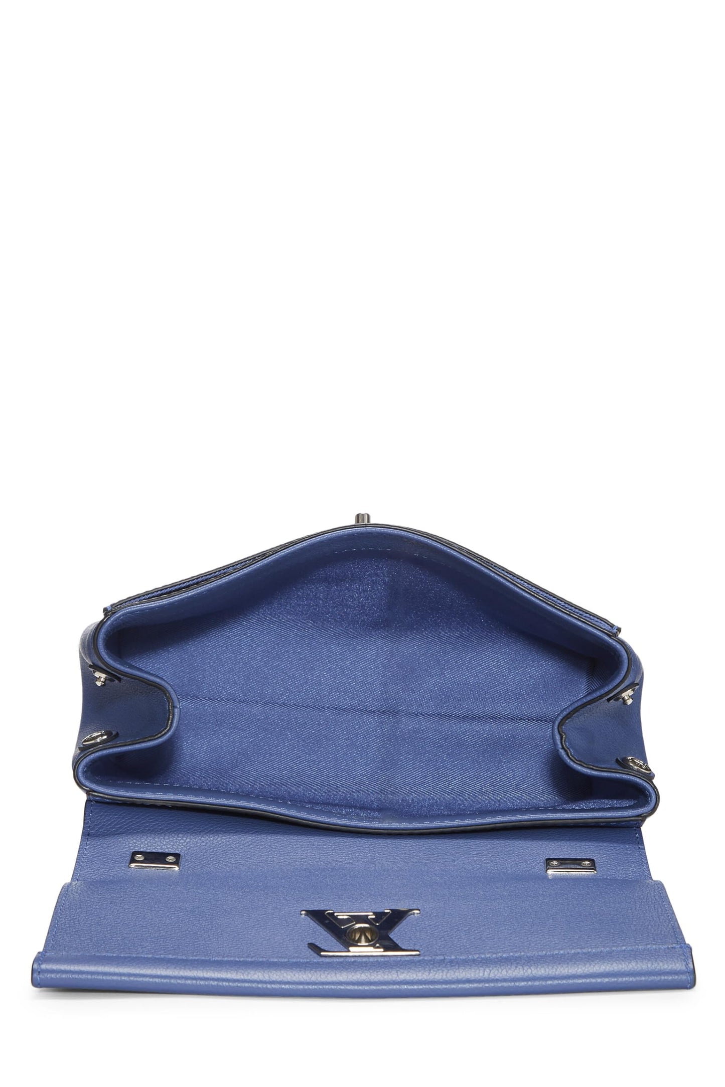 Louis Vuitton, Blue Calfskin Lock Me II BB, Blue