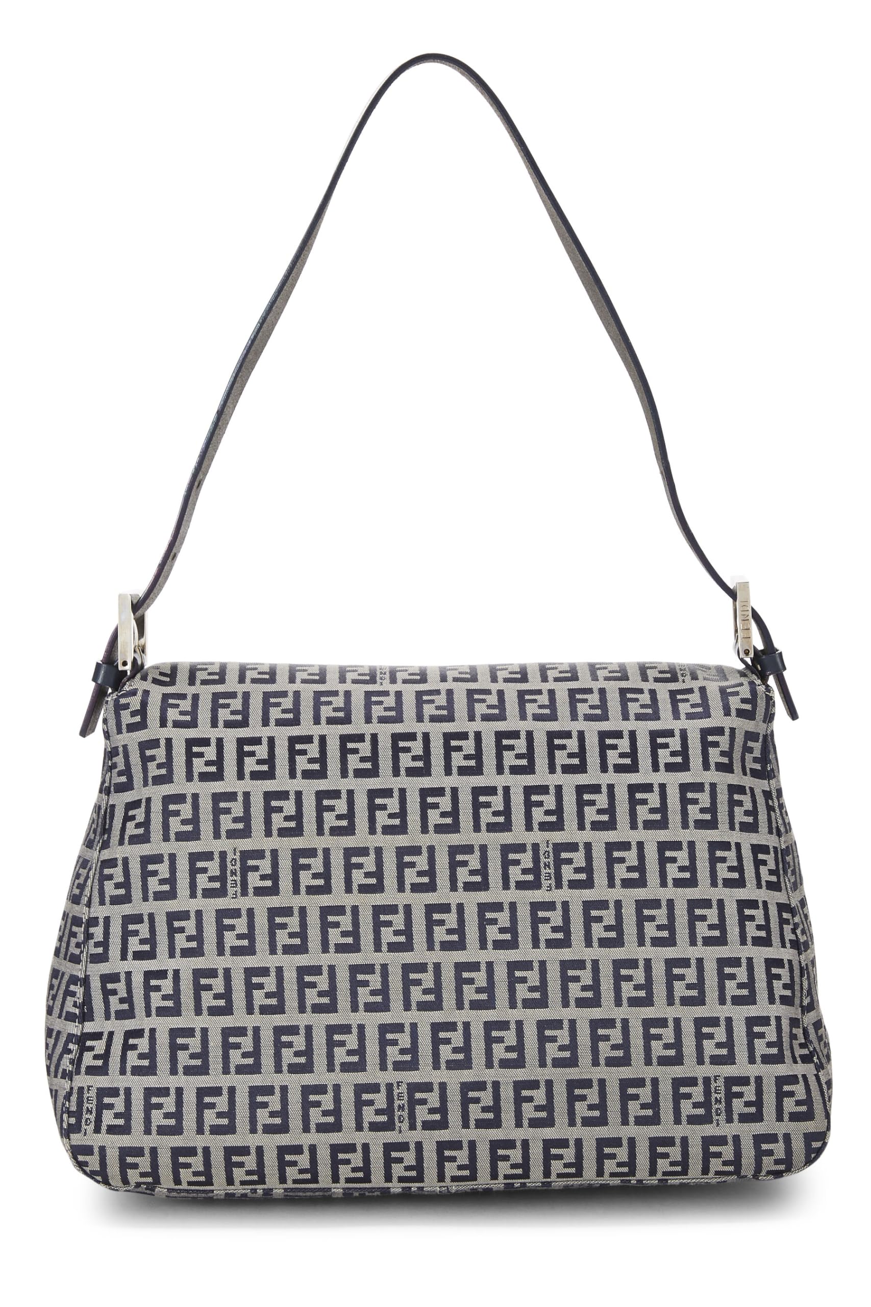 Fendi, Navy Zucchino Canvas Mama, Navy
