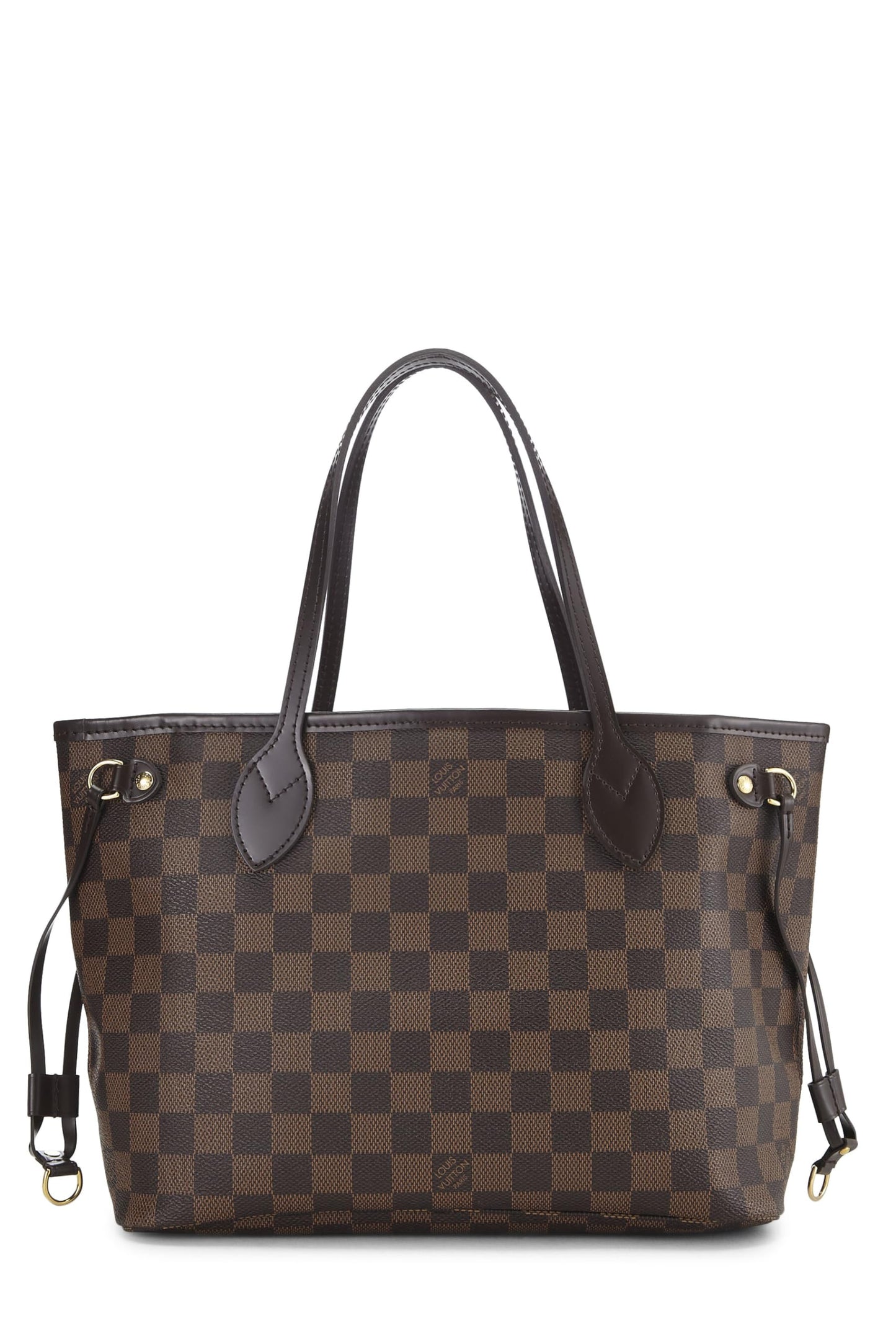 Louis Vuitton, Damier Ebene Neverfull PM, Brown