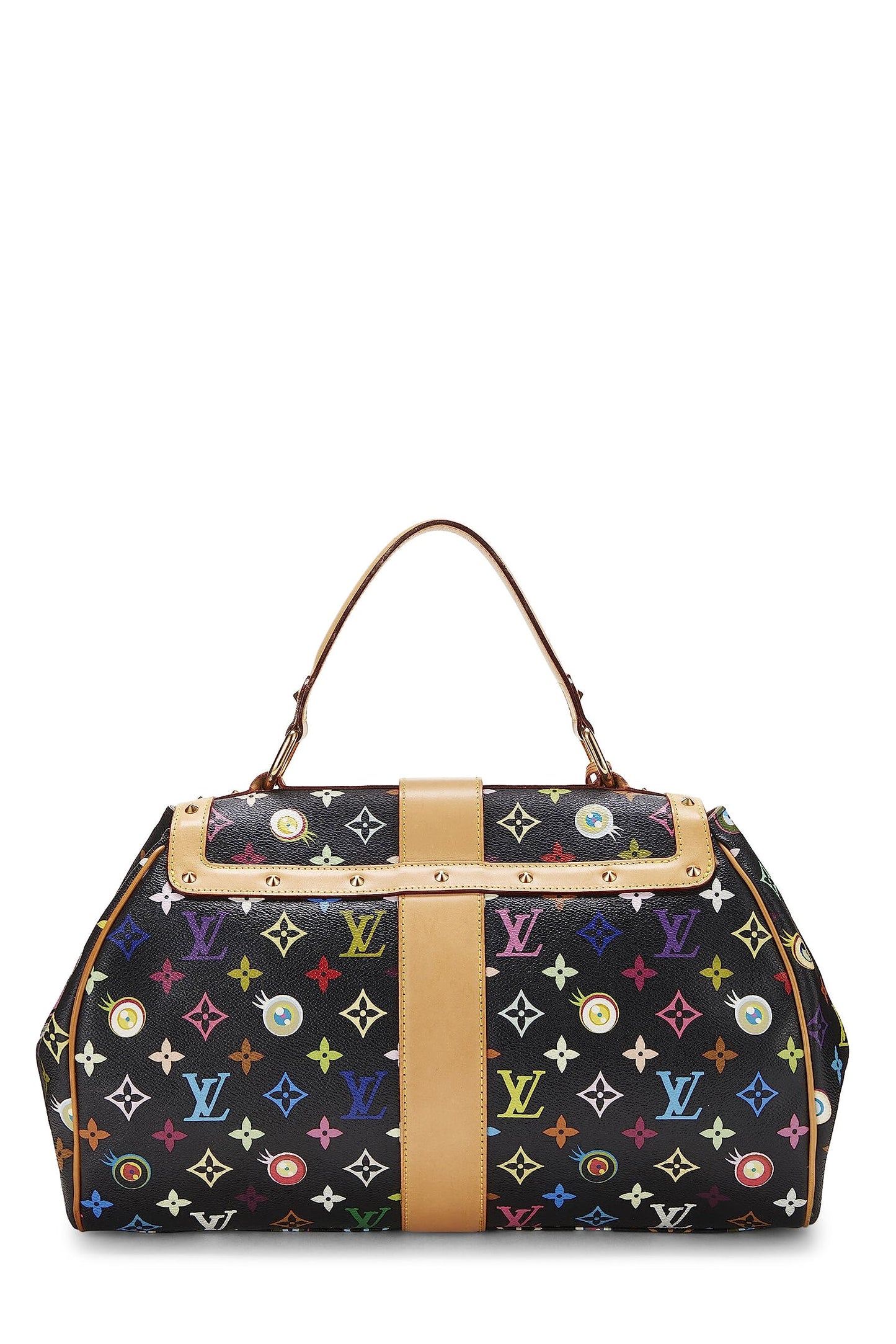 Louis Vuitton, Takashi Murakami x Louis Vuitton Black Monogram Multicolore Eye Love Sac Retro GM, Black