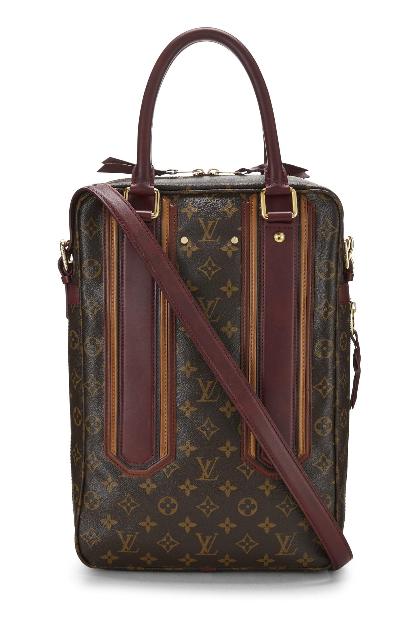 Louis Vuitton, Monogram Canvas Bequia Porte-Documents Vertical, Brown