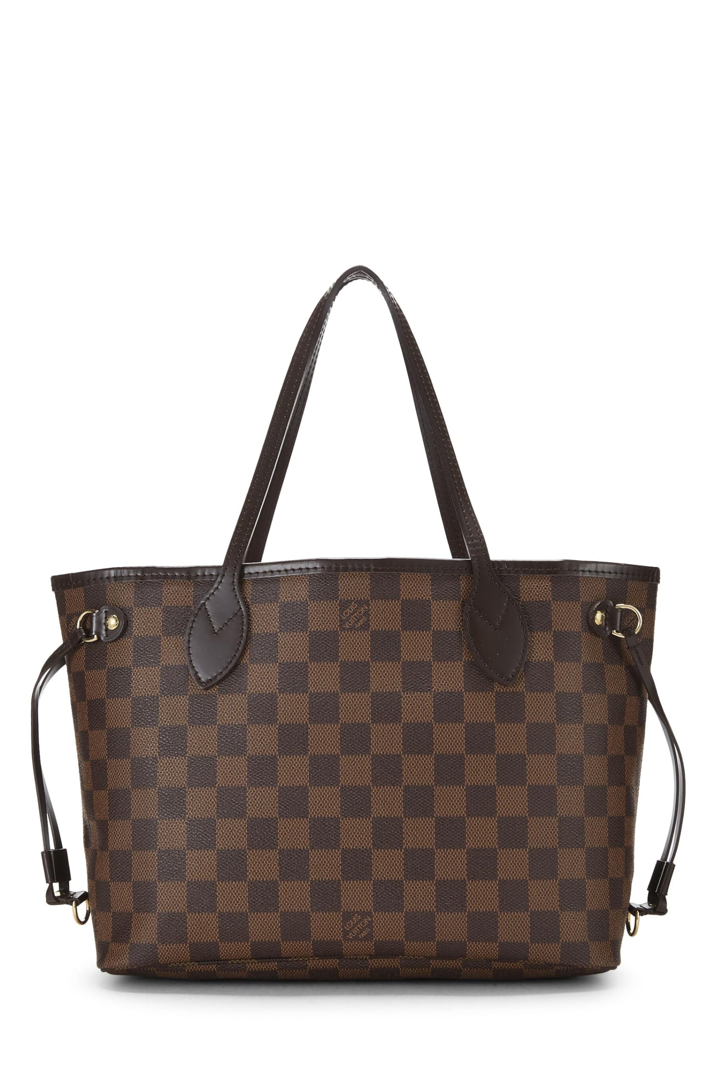Louis Vuitton, Damier Ebene Neverfull PM, Brown