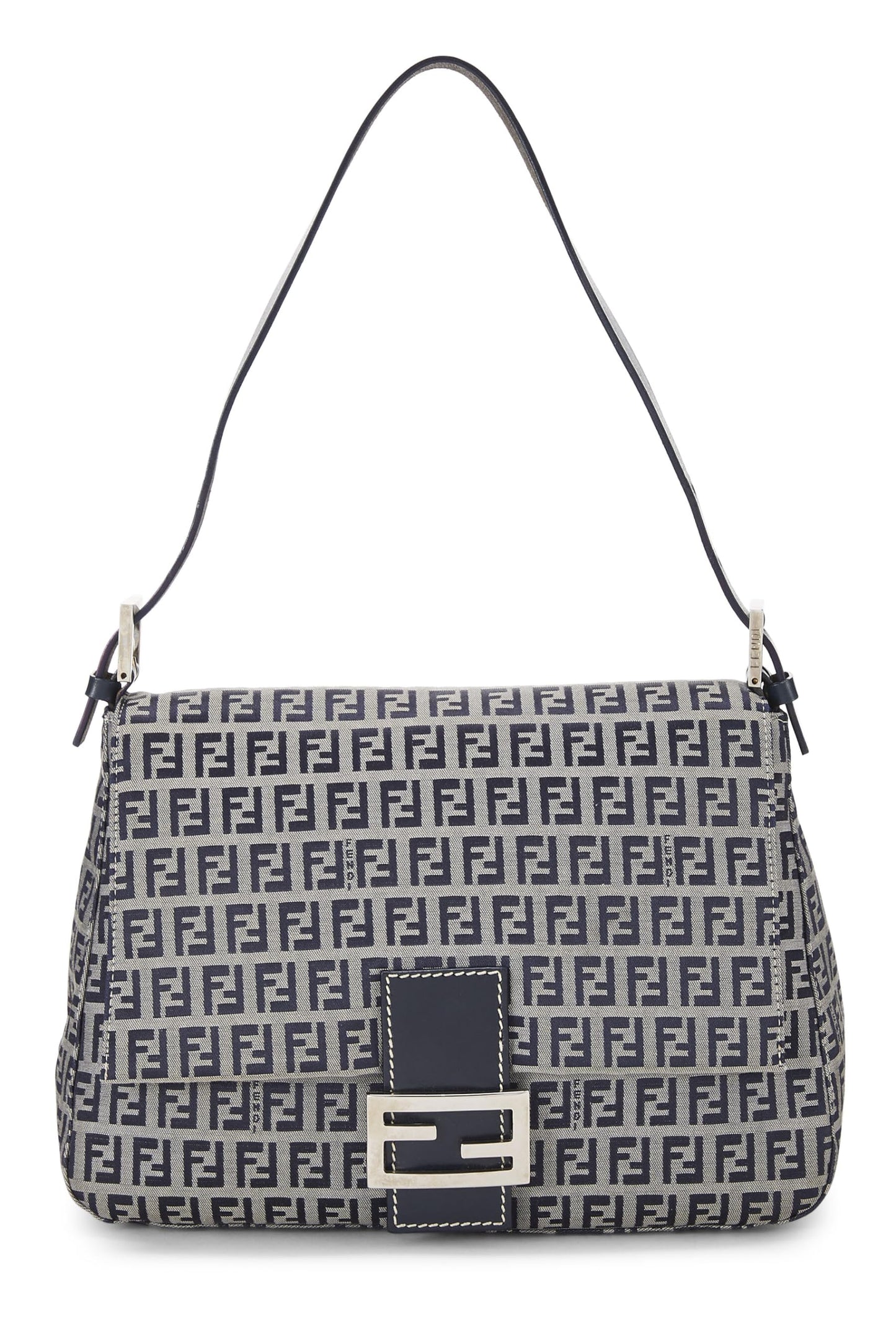 Fendi, Navy Zucchino Canvas Mama, Navy