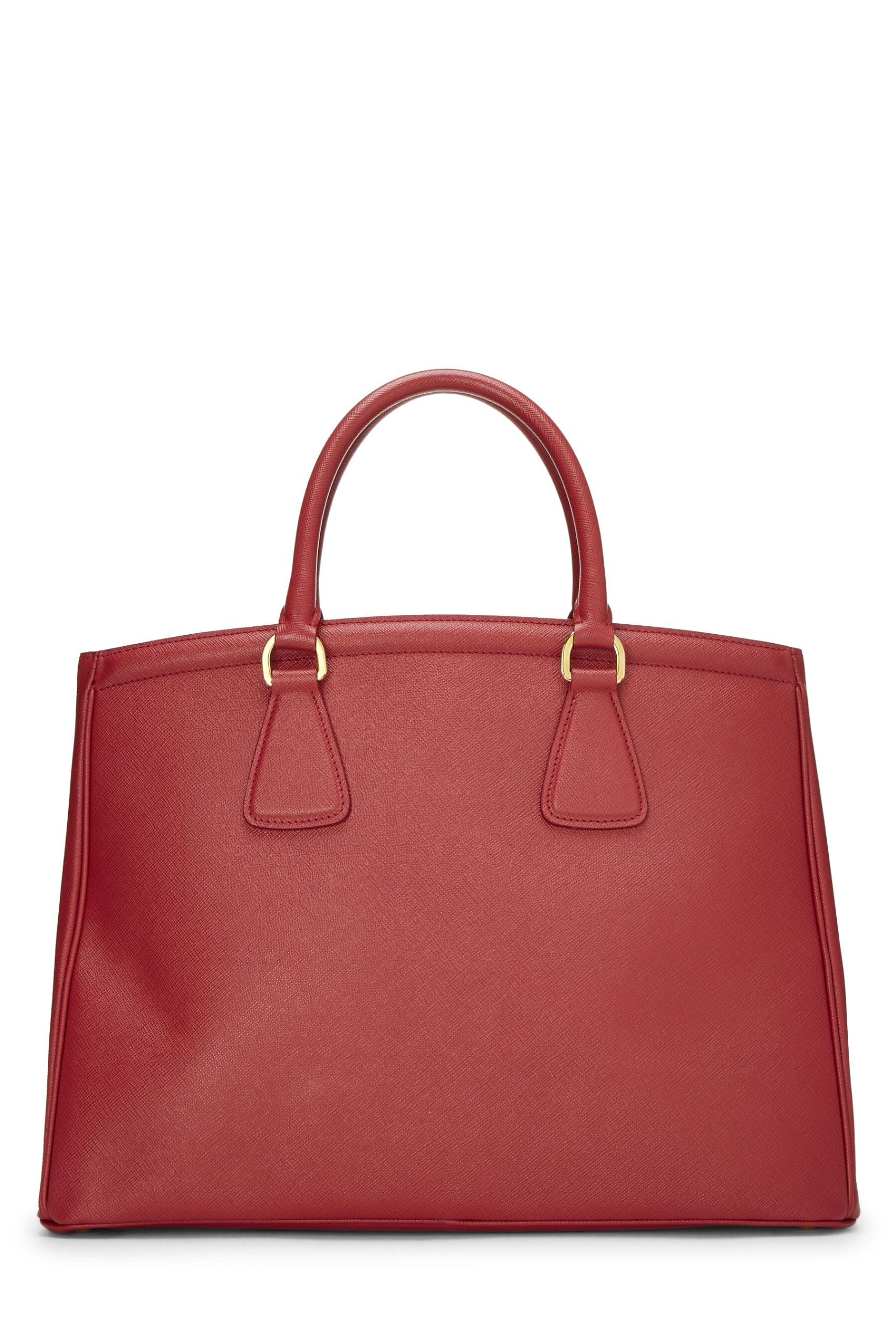 Prada, Red Saffiano Galleria Tote Large, Red