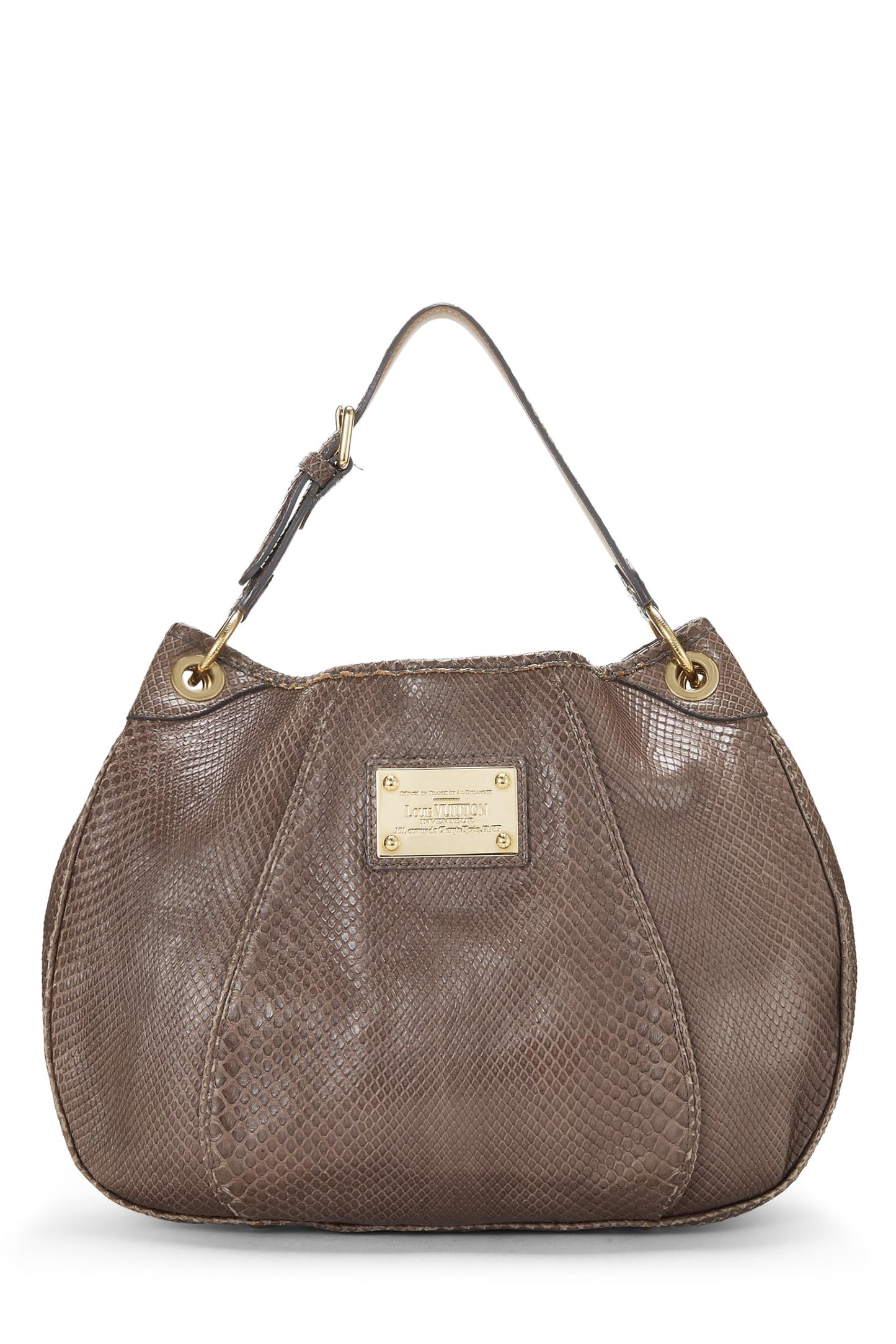 Louis Vuitton, Brown Python Galliera PM, Brown