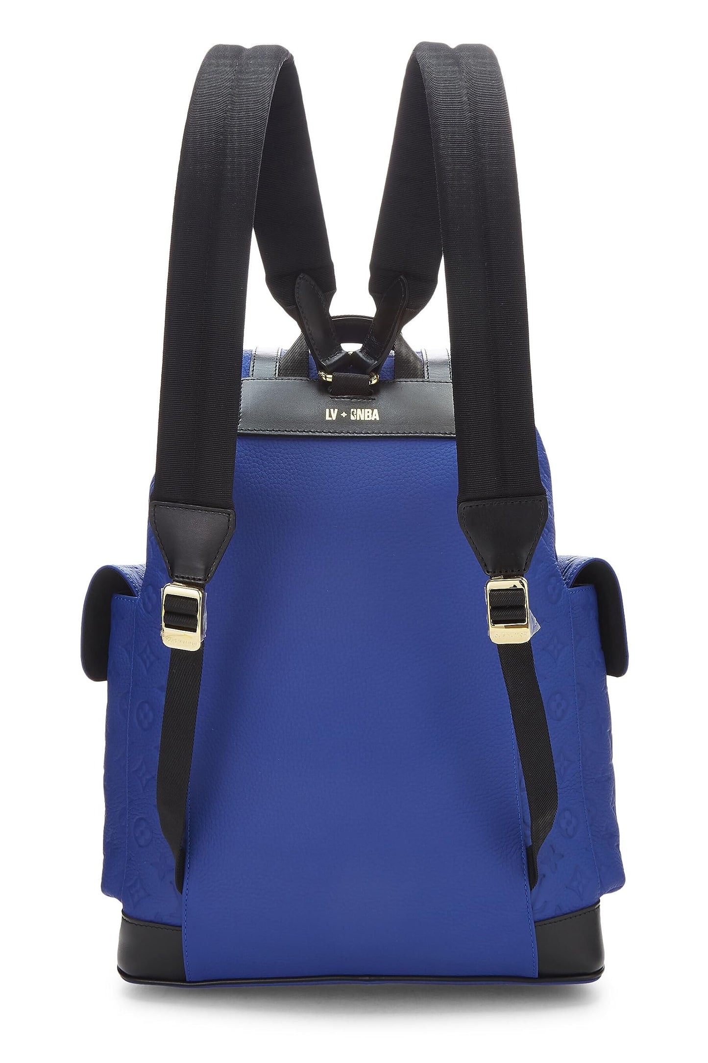 Louis Vuitton, Blue Taurillon NBA Christopher Backpack MM, Blue