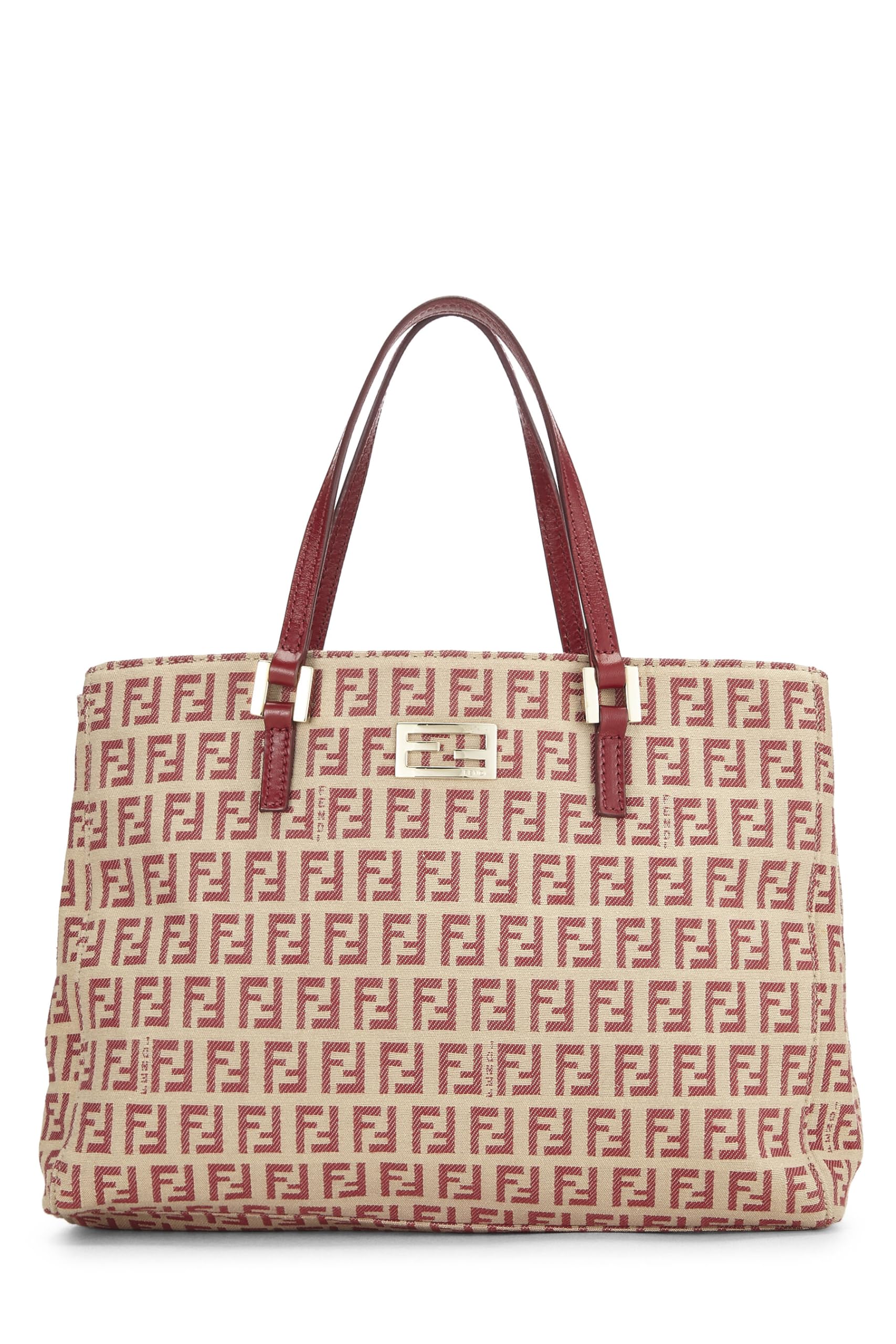 Fendi, Red Zucchino Tote Small, Red