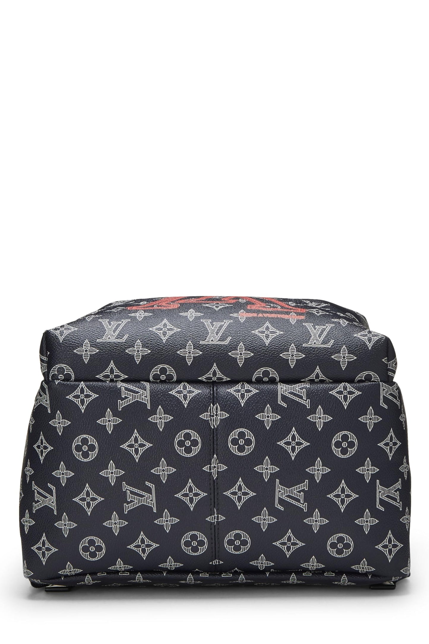 Louis Vuitton, Navy Upside Down Monogram Canvas Discovery Backpack, Navy