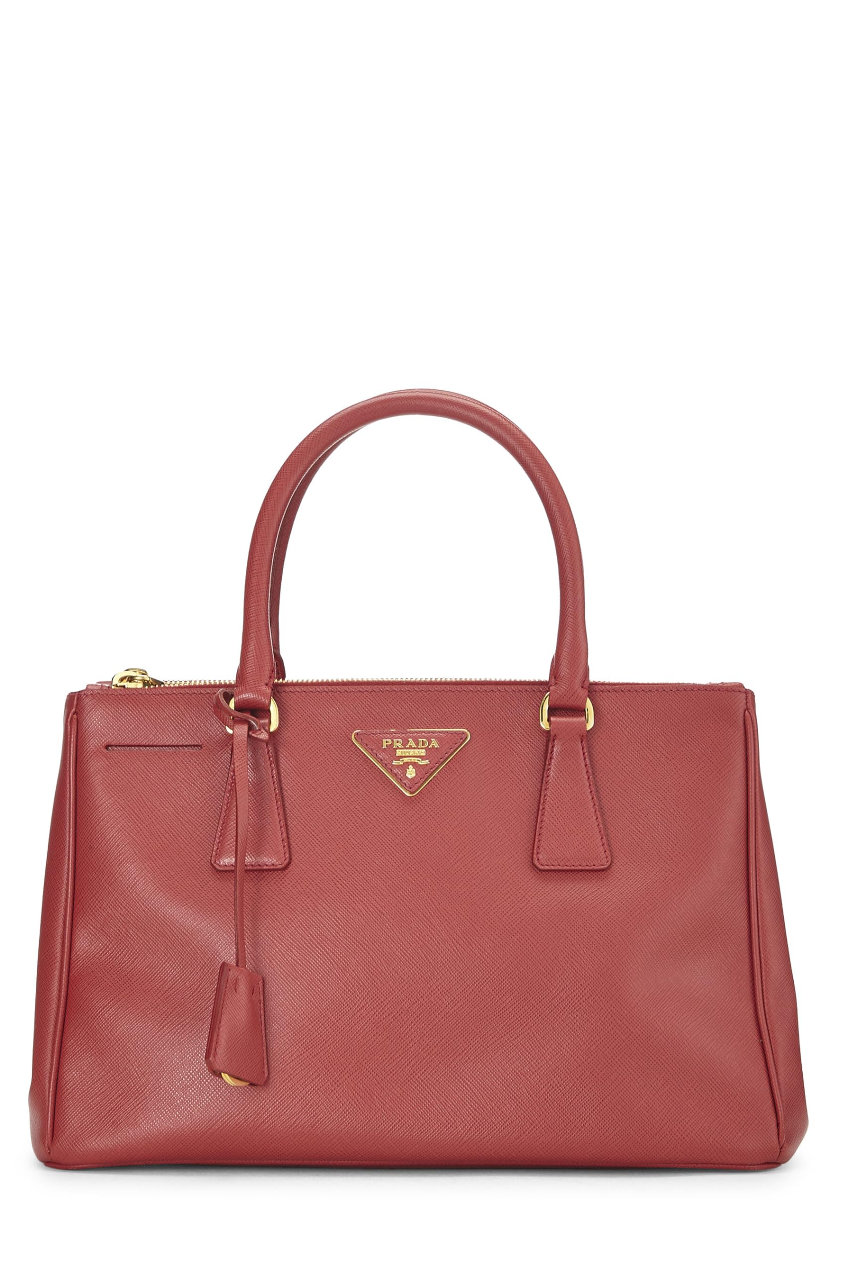 Prada, Red Saffiano Executive Tote Medium, Red