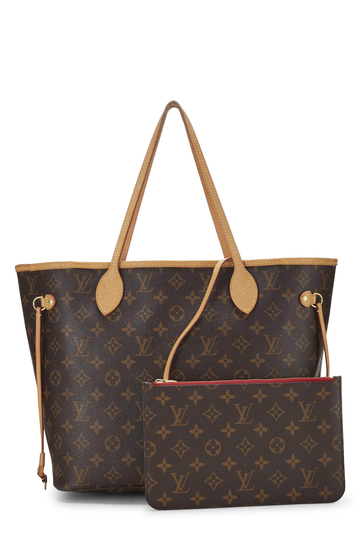 Louis Vuitton, Red Monogram Neo Neverfull MM, Red