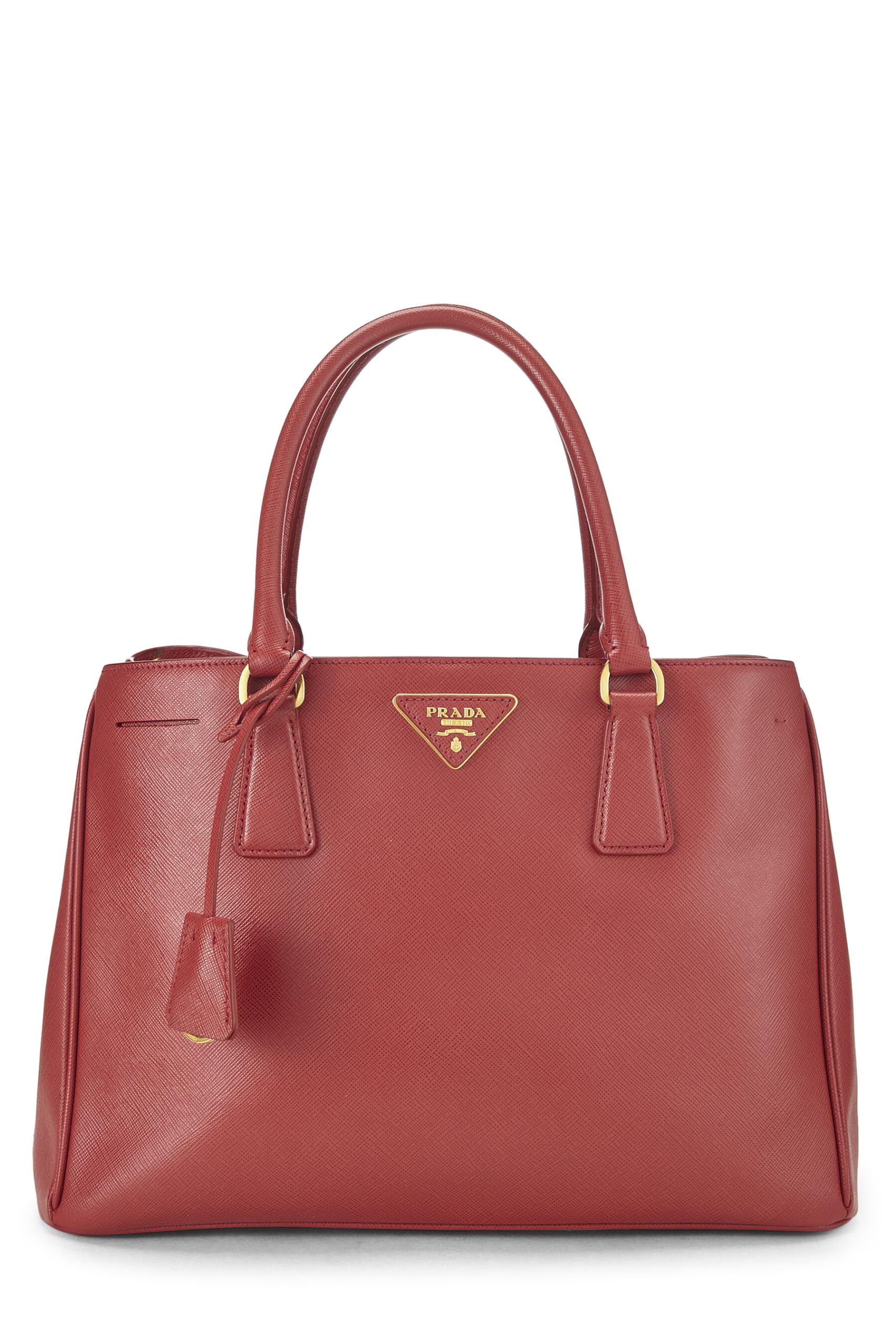 Prada, Red Saffiano Executive Tote Medium, Red