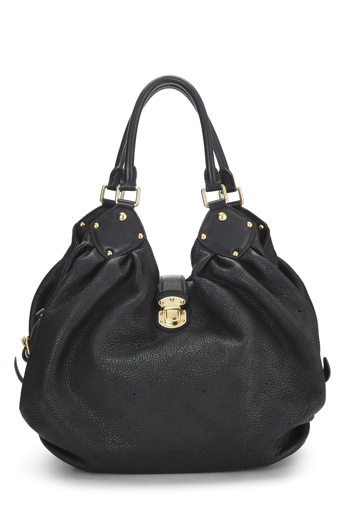 Louis Vuitton, Black Monogram Mahina Large, Black