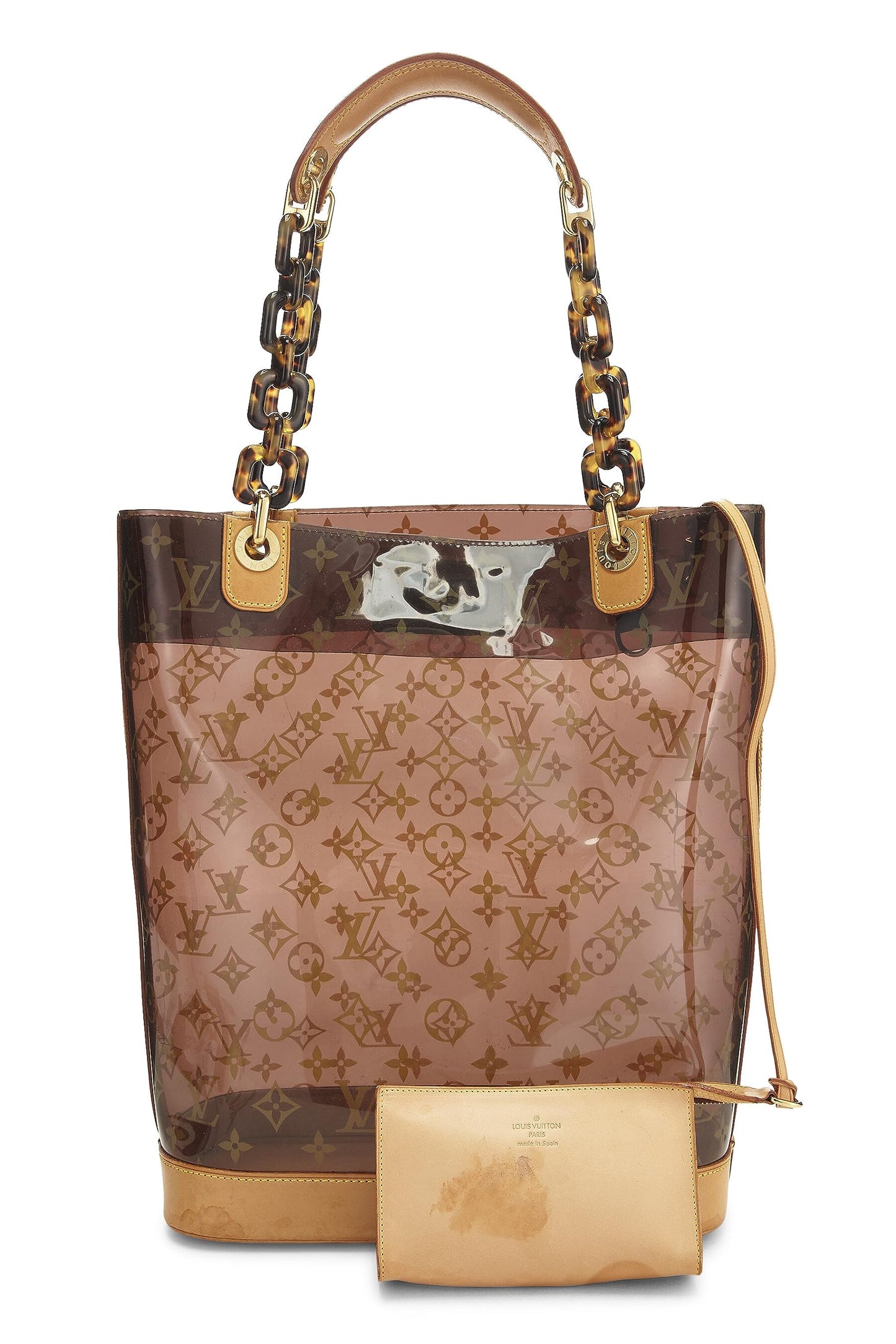 Louis Vuitton, Monogram Ambre Vinyl Cabas MM, Brown