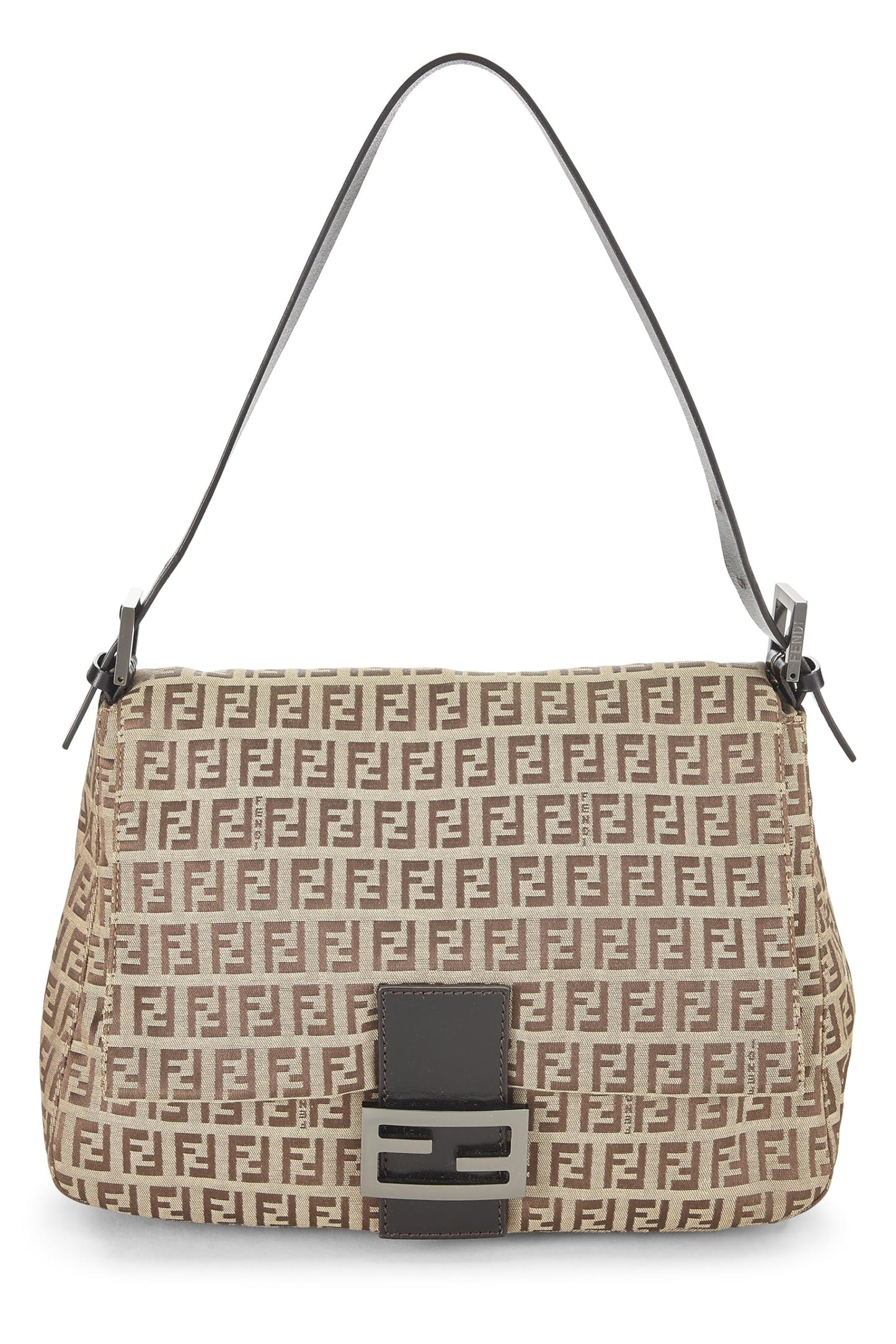 Fendi, Brown Zucchino Canvas Mama, Brown