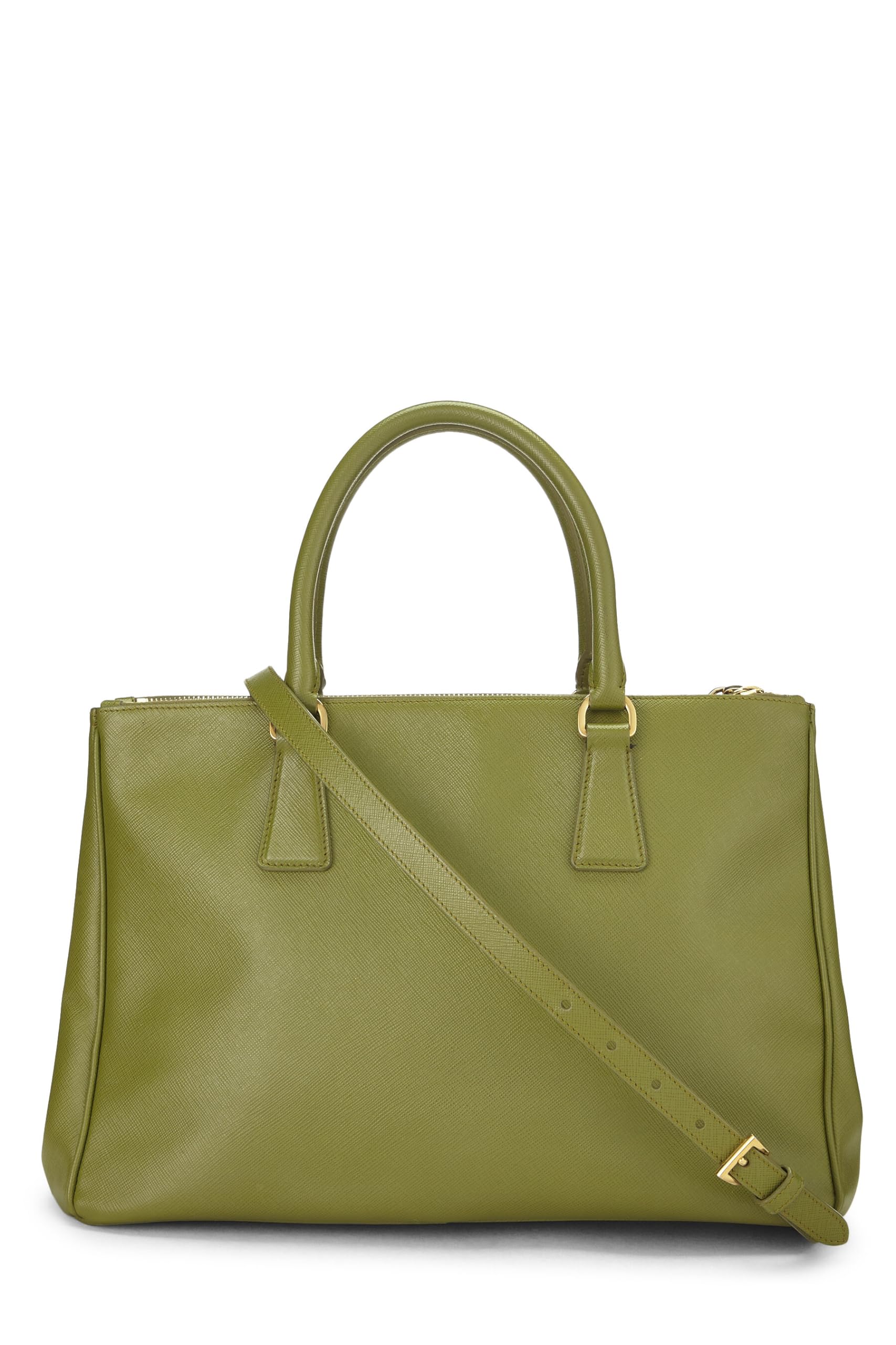 Prada, Green Saffiano Galleria Tote Medium, Green