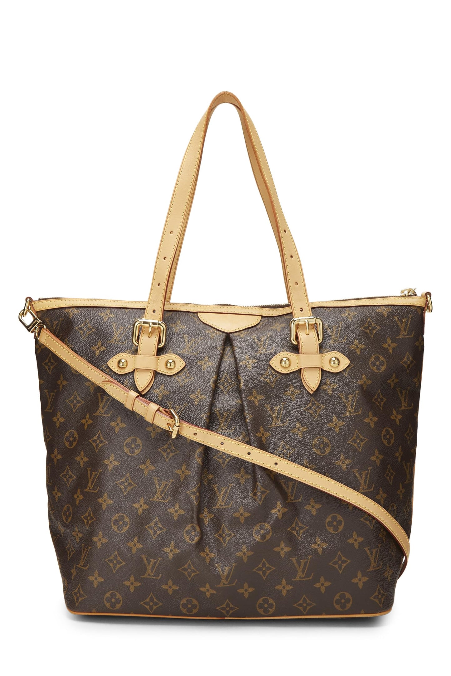 Louis Vuitton, Monogram Canvas Palermo GM, Brown