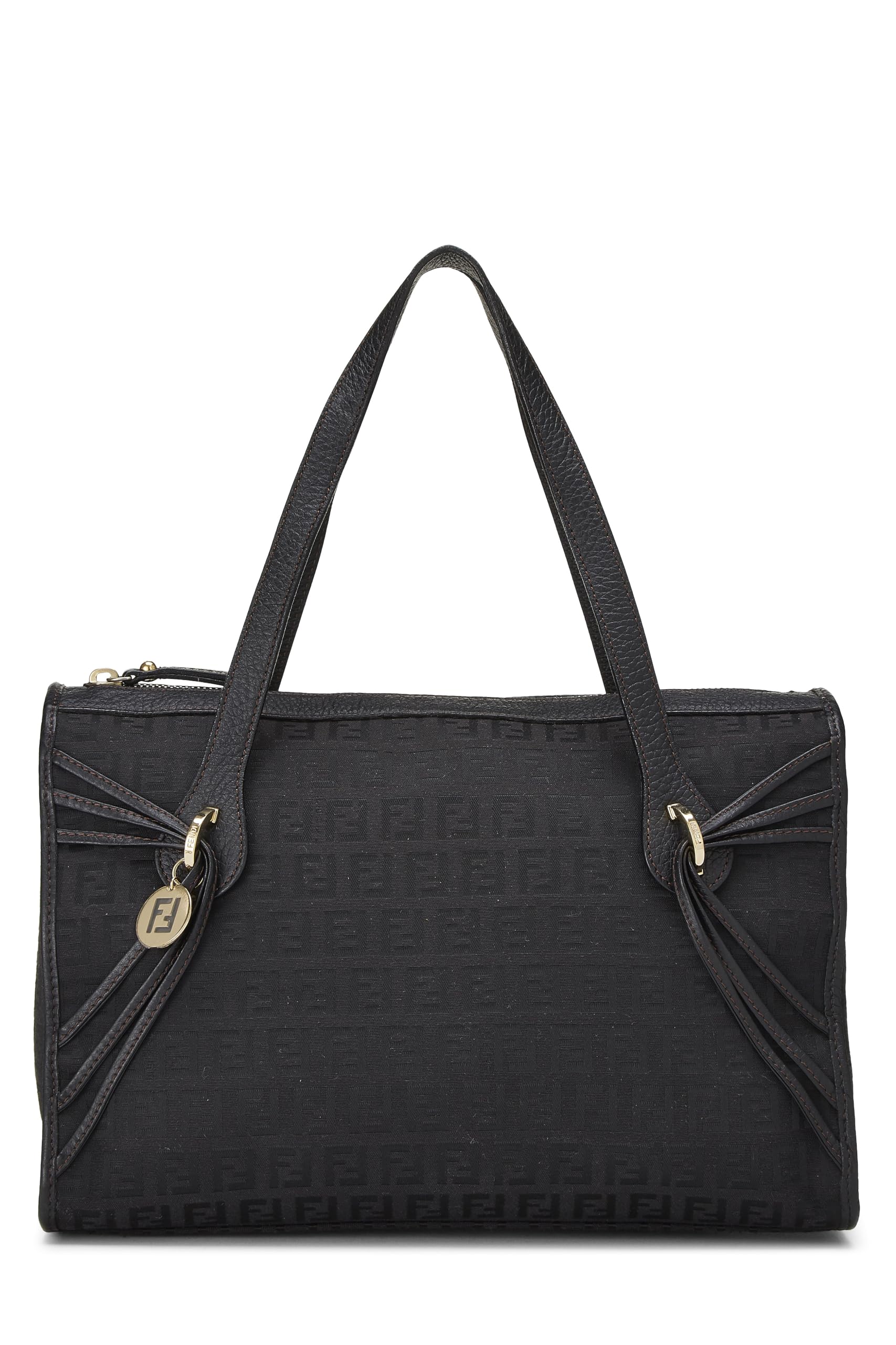 Fendi, Black Zucchino Tote Small, Black