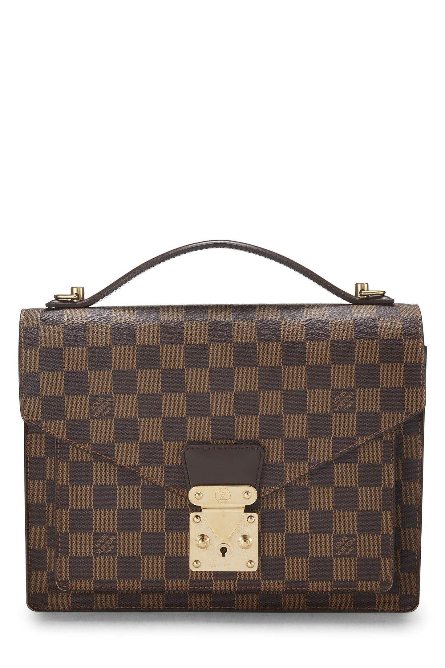 Louis Vuitton, Damier Ebene Monceau, Brown