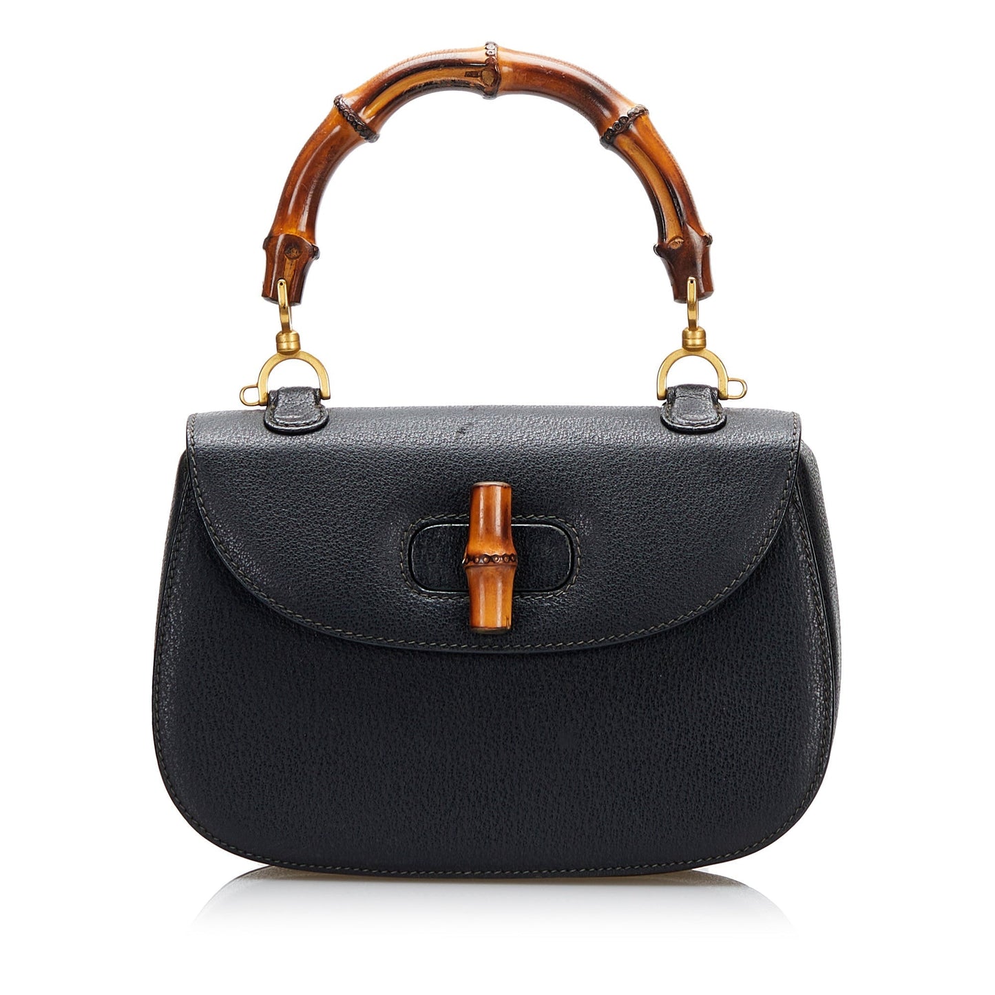 Gucci Leather Top Handle Handbag