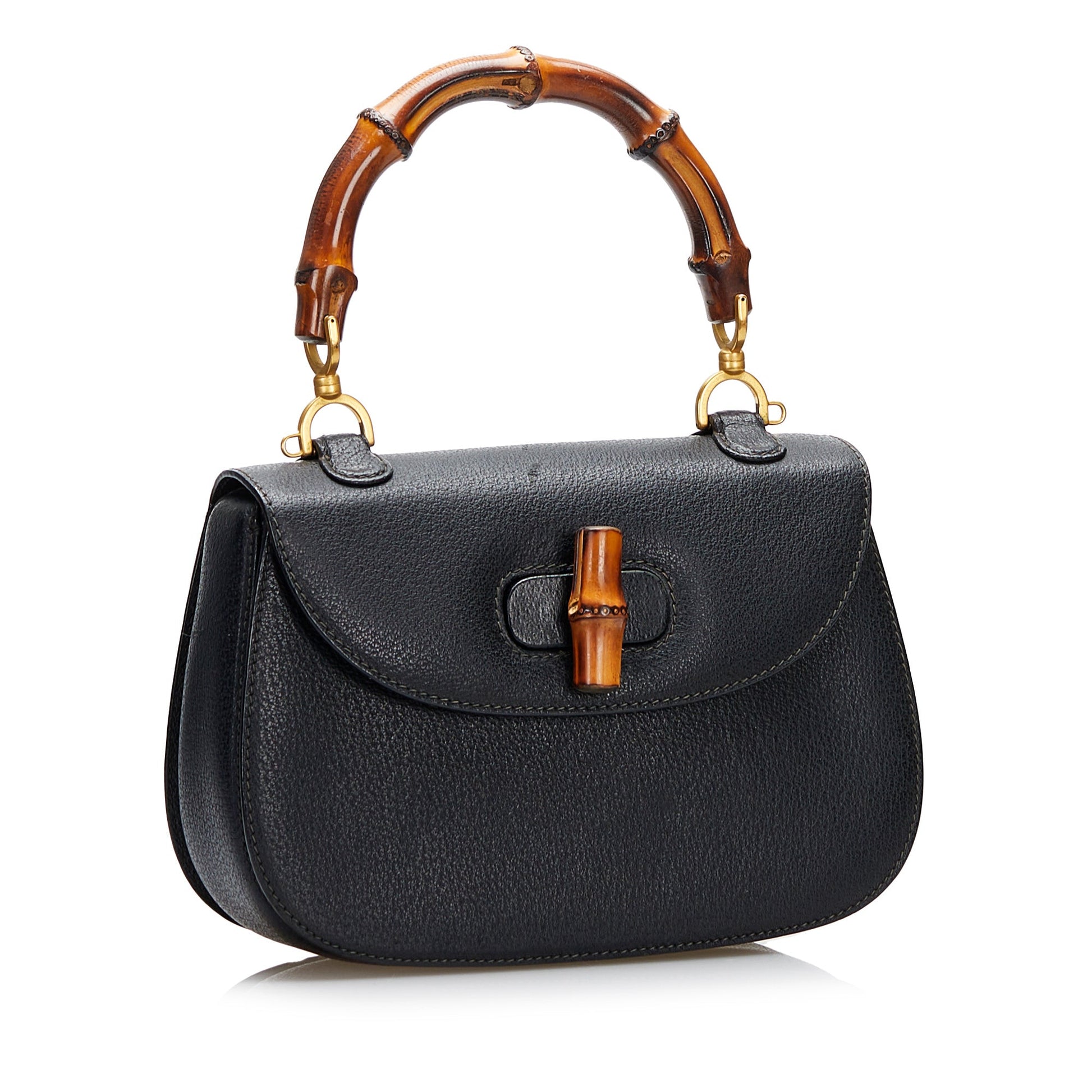 Gucci Leather Top Handle Handbag