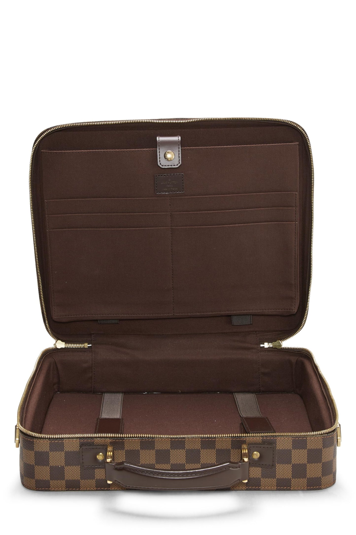 Louis Vuitton, Damier Ebene Porte Ordinateur Sabana, Brown