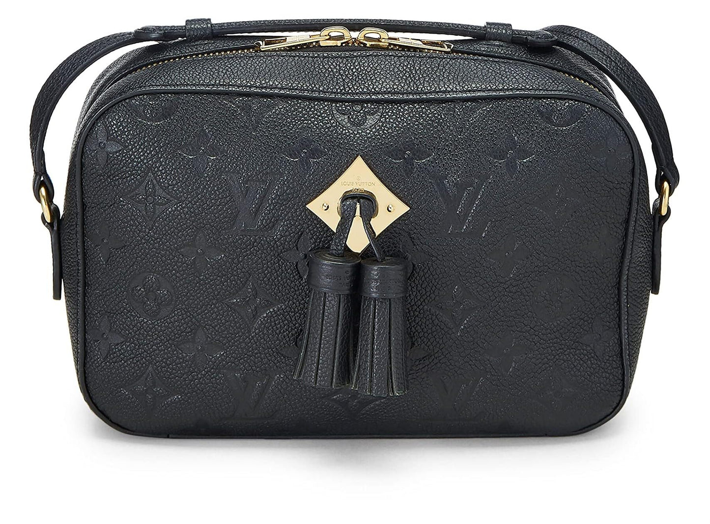 Louis Vuitton, Black Monogram Empreinte Saintonge, Black