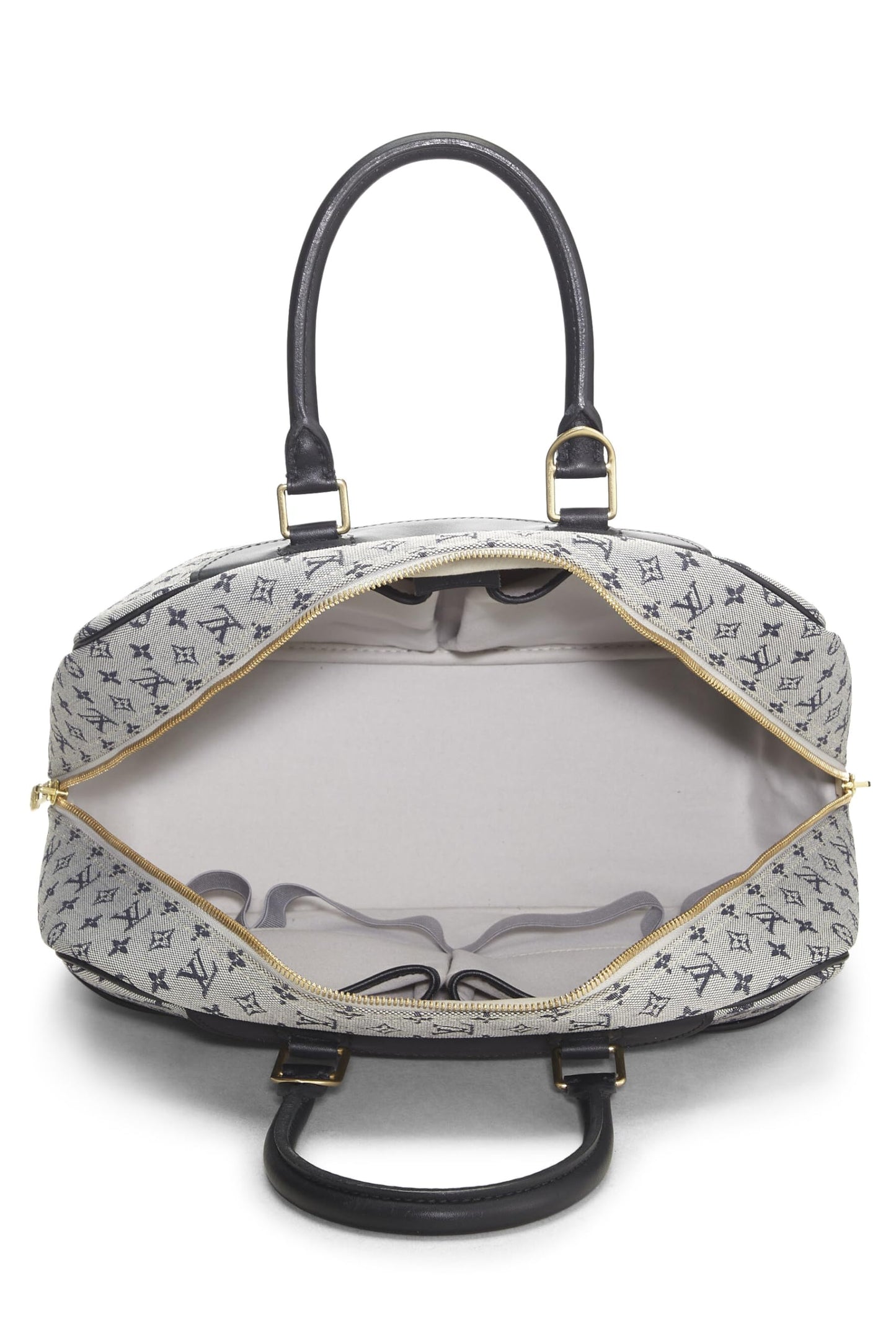 Louis Vuitton, Navy Monogram Mini Lin Deauville, Navy