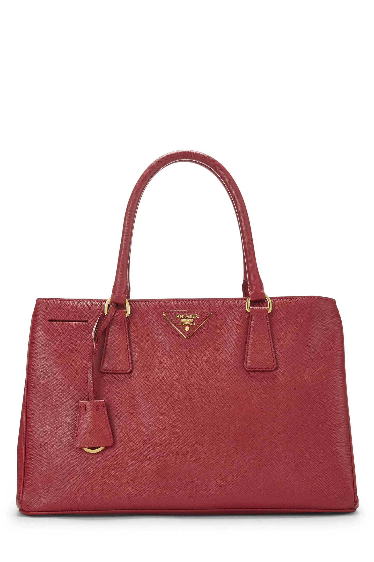 Prada, Red Saffiano Executive Tote Medium, Red