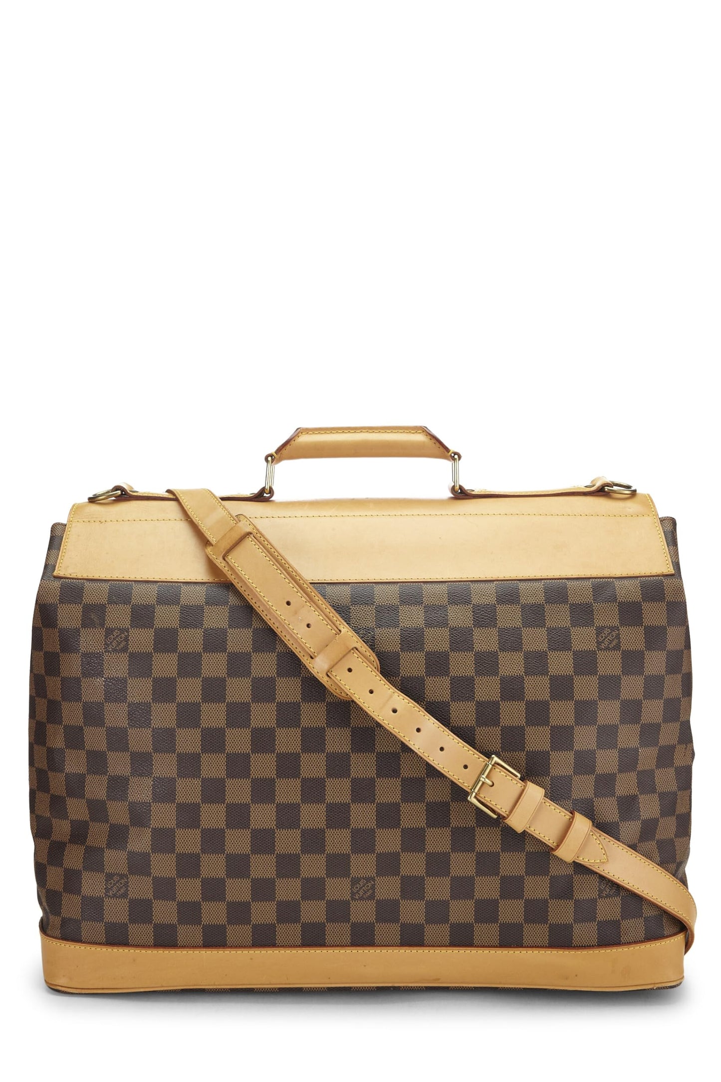 Louis Vuitton, Damier Ebene Canvas Clipper, Brown