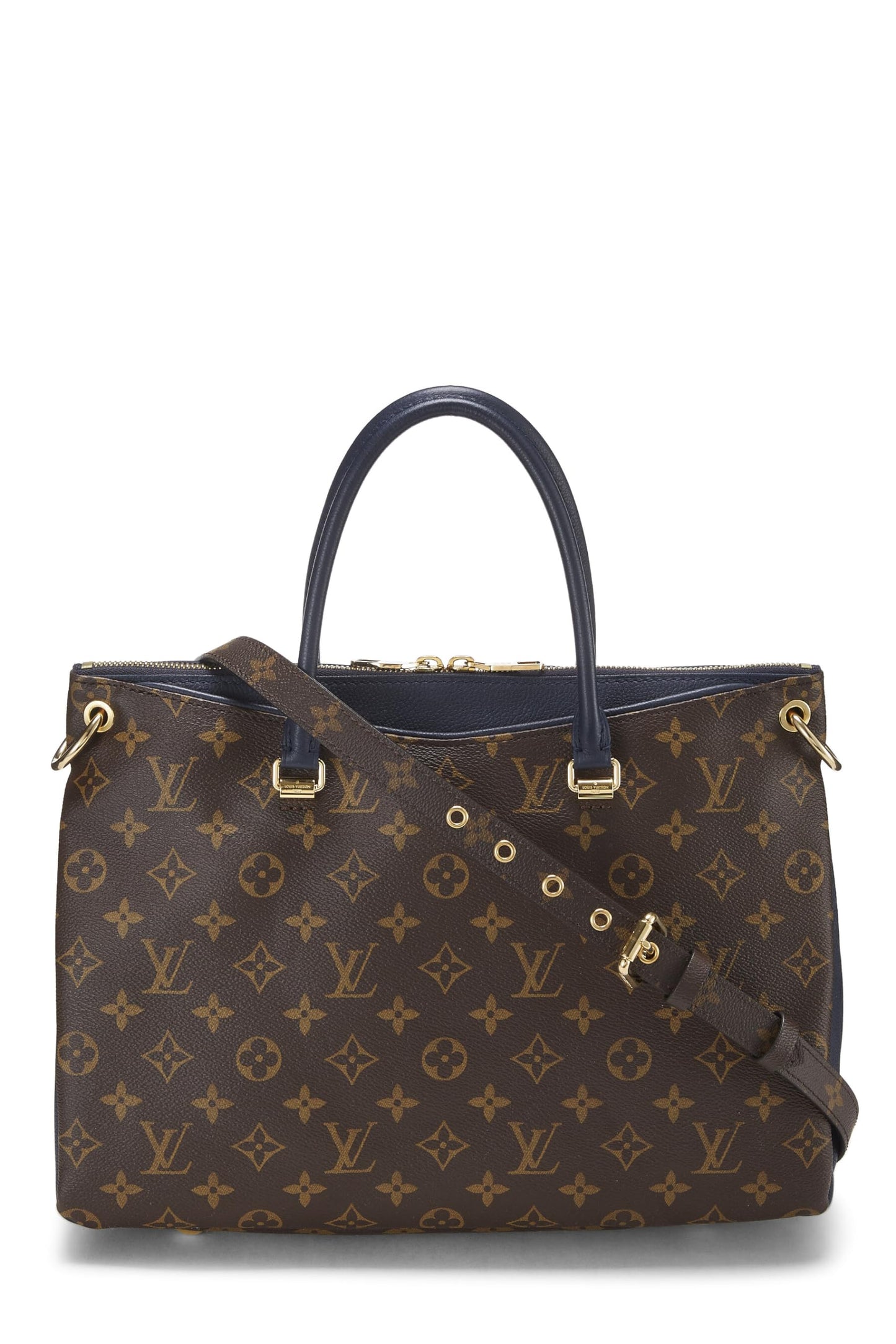 Louis Vuitton, Navy Monogram Canvas Pallas NM, Navy
