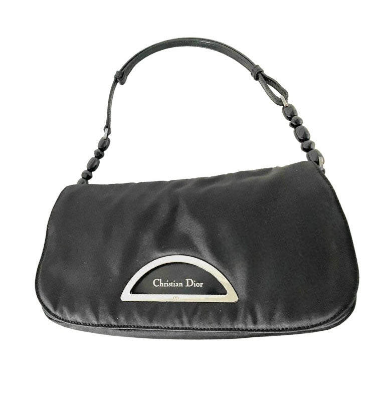 Dior Nylon Leather Shoulder Bag