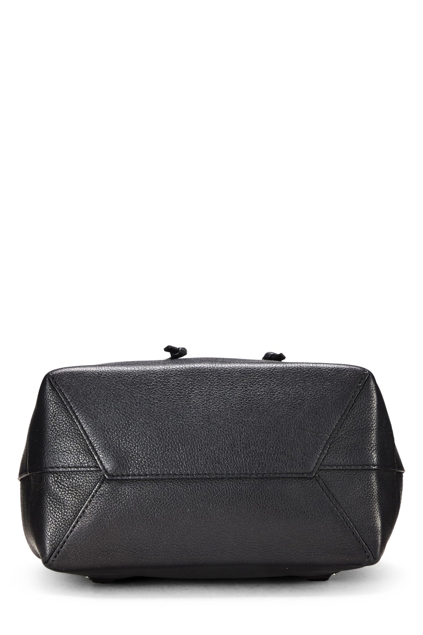 Louis Vuitton, Black Leather Lock Me Backpack, Black