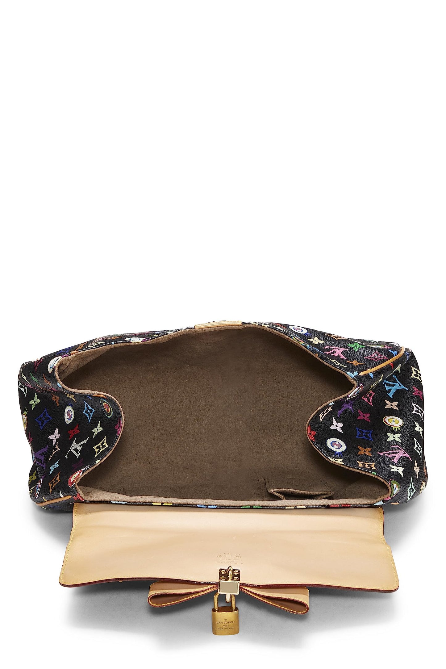 Louis Vuitton, Takashi Murakami x Louis Vuitton Black Monogram Multicolore Eye Love Sac Retro GM, Black
