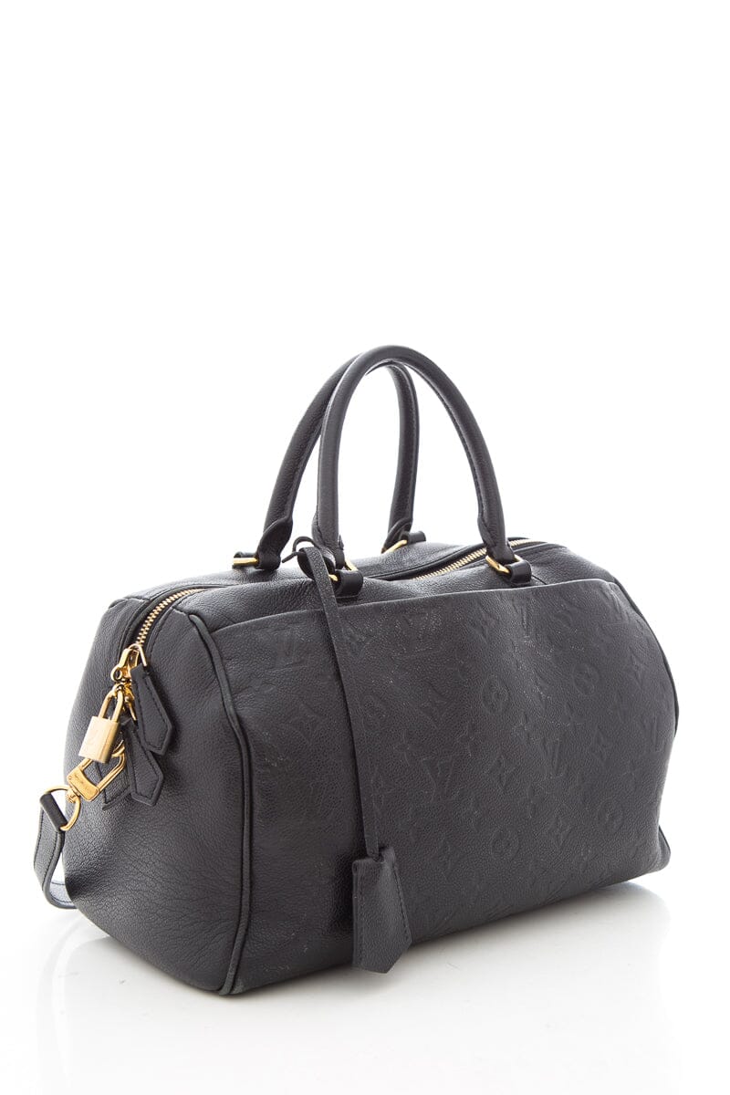 Louis Vuitton Black Monogram Bandouliere Handbag