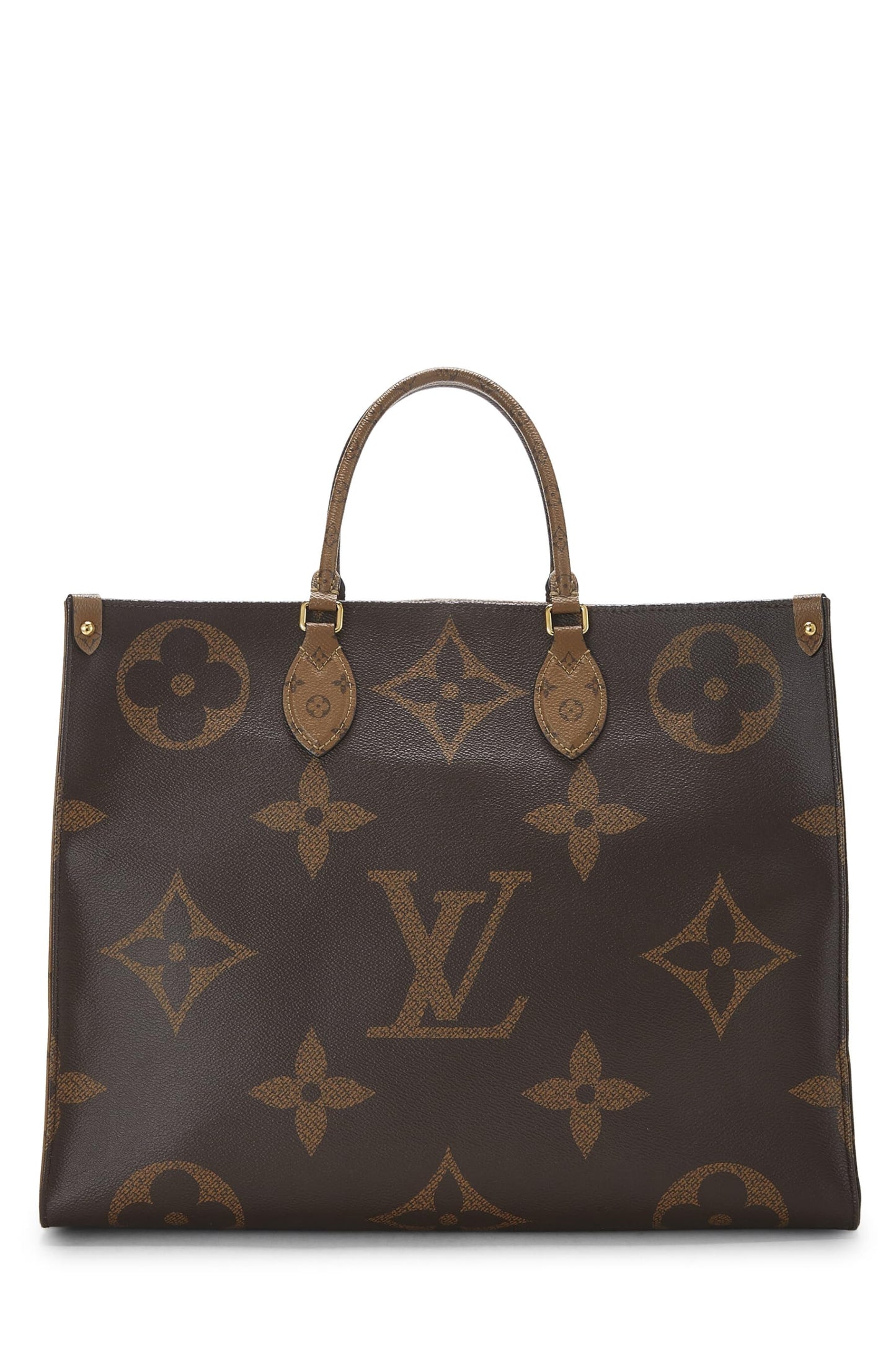 Louis Vuitton, Monogram Reversed Giant On The Go GM, Brown