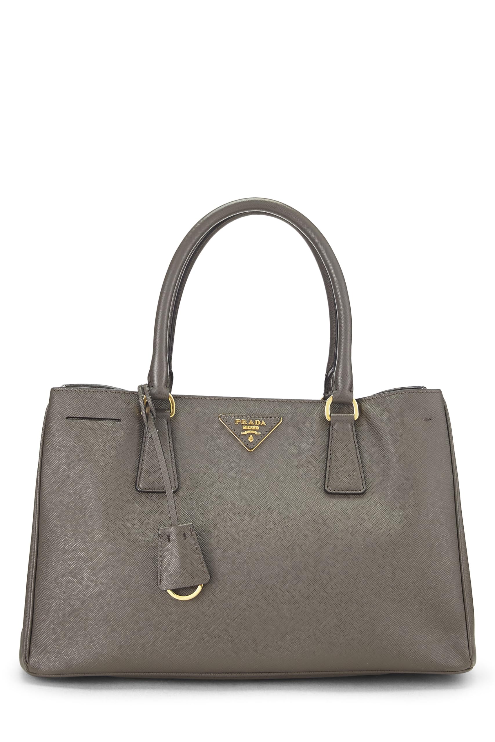 Prada, Grey Saffiano Executive Tote Medium, Grey