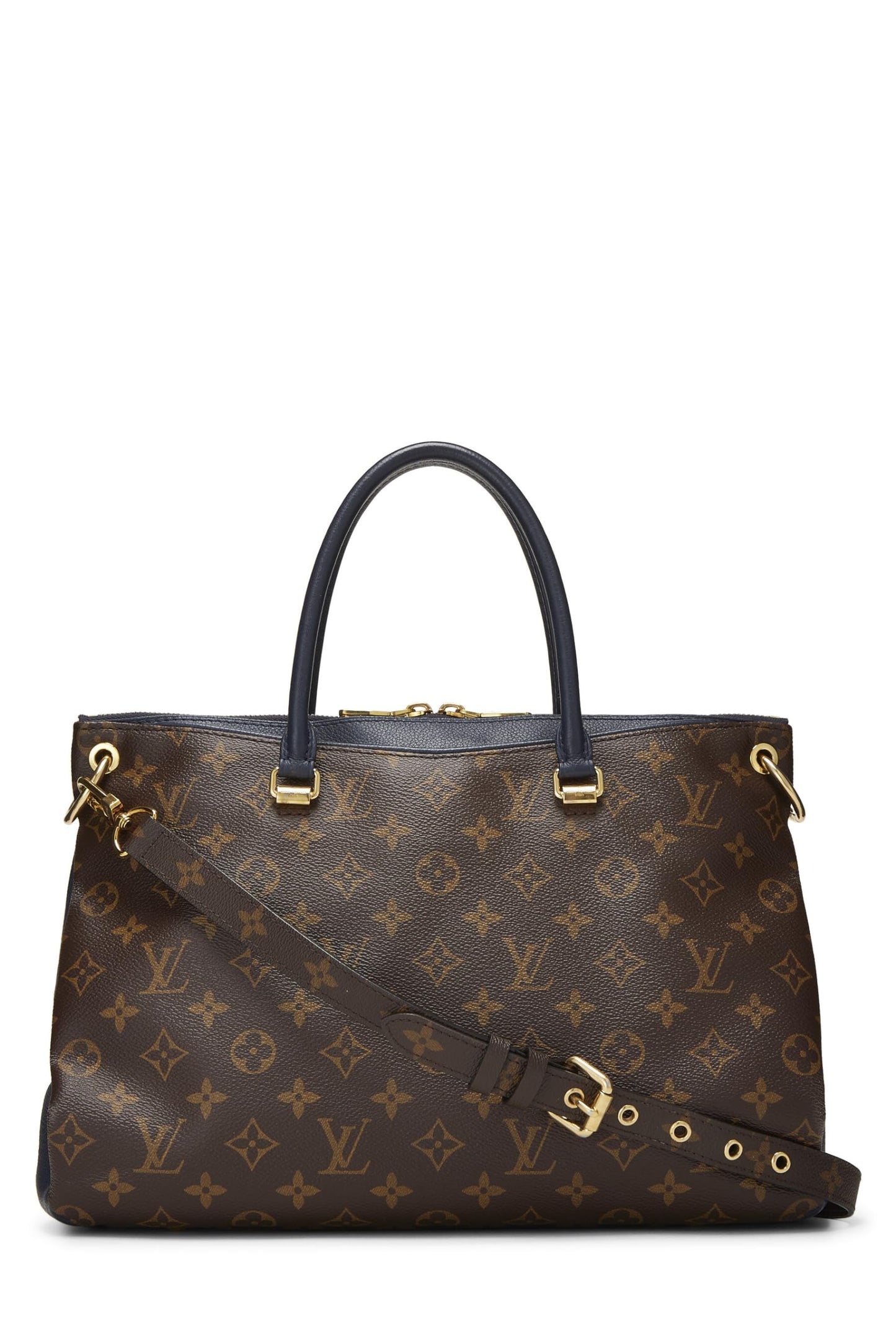 Louis Vuitton, Navy Monogram Canvas Pallas NM, Navy