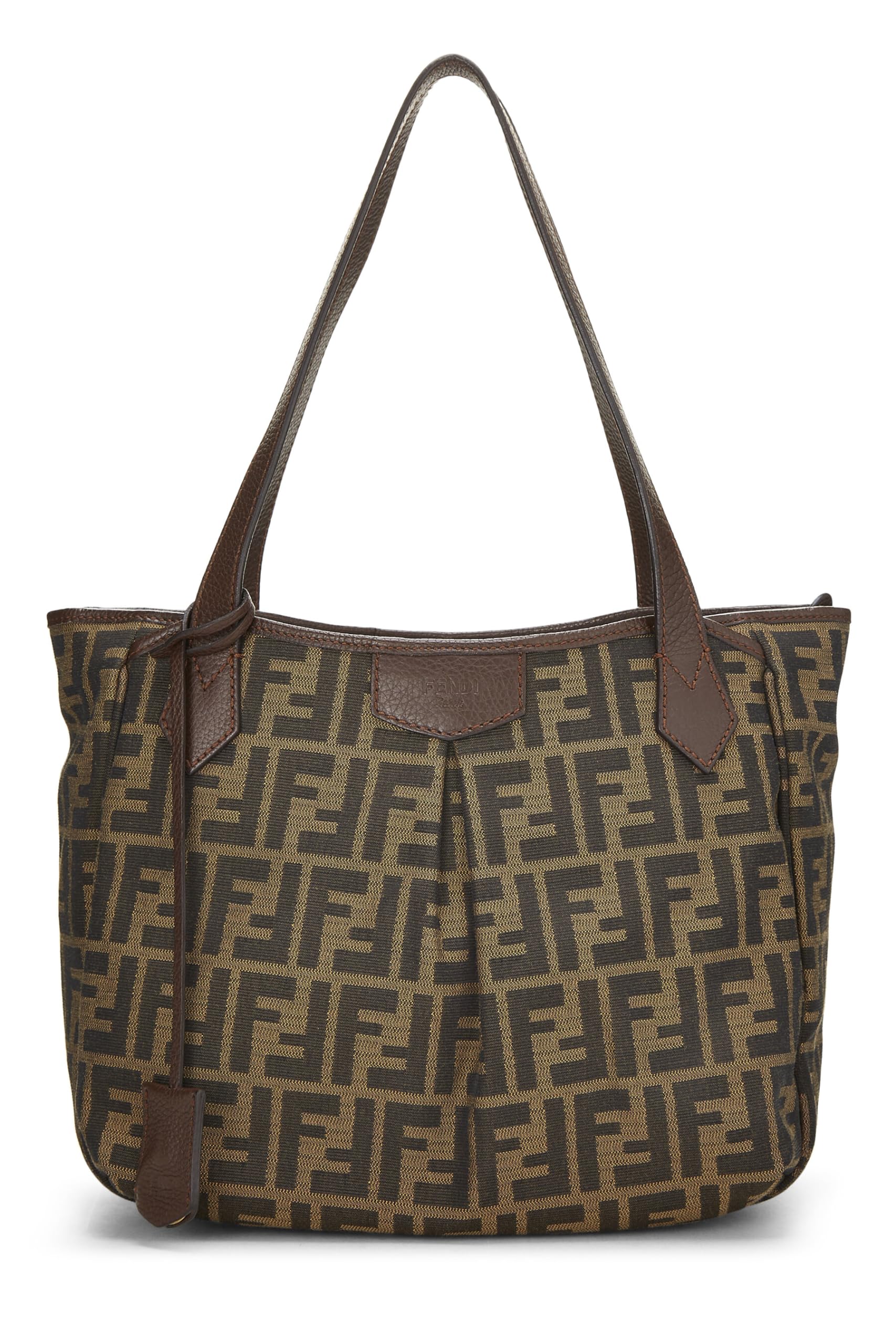Fendi, Brown Zucca Canvas Grand Shopping Tote Medium, Brown