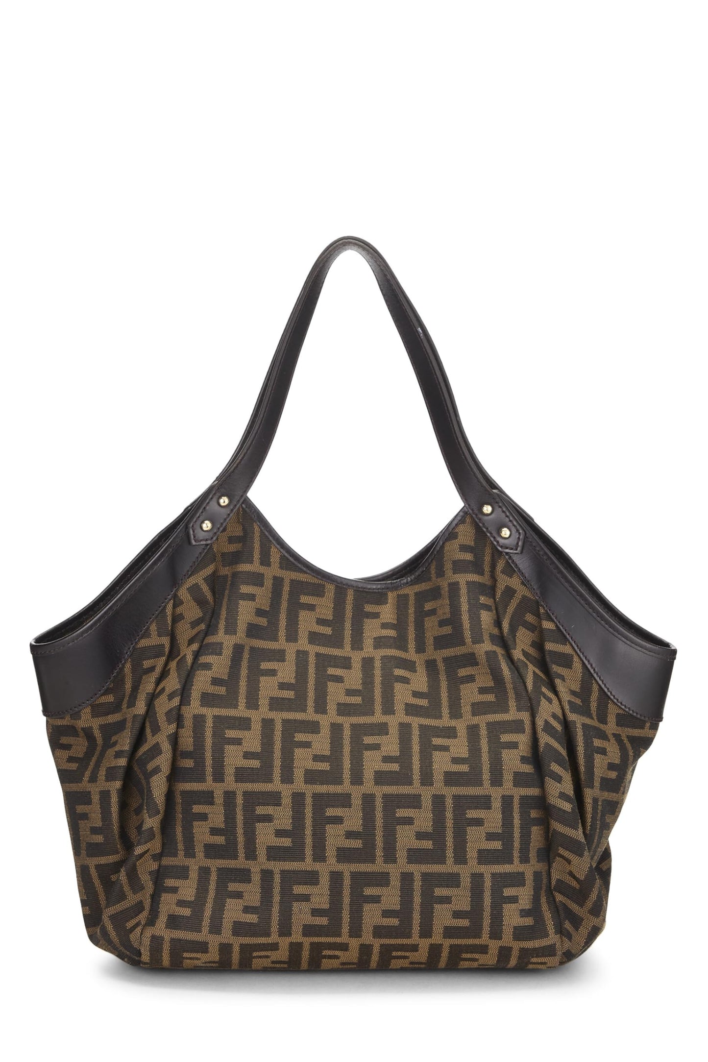 Fendi, Brown Zucca Canvas Chef Pocket Tote Large, Brown