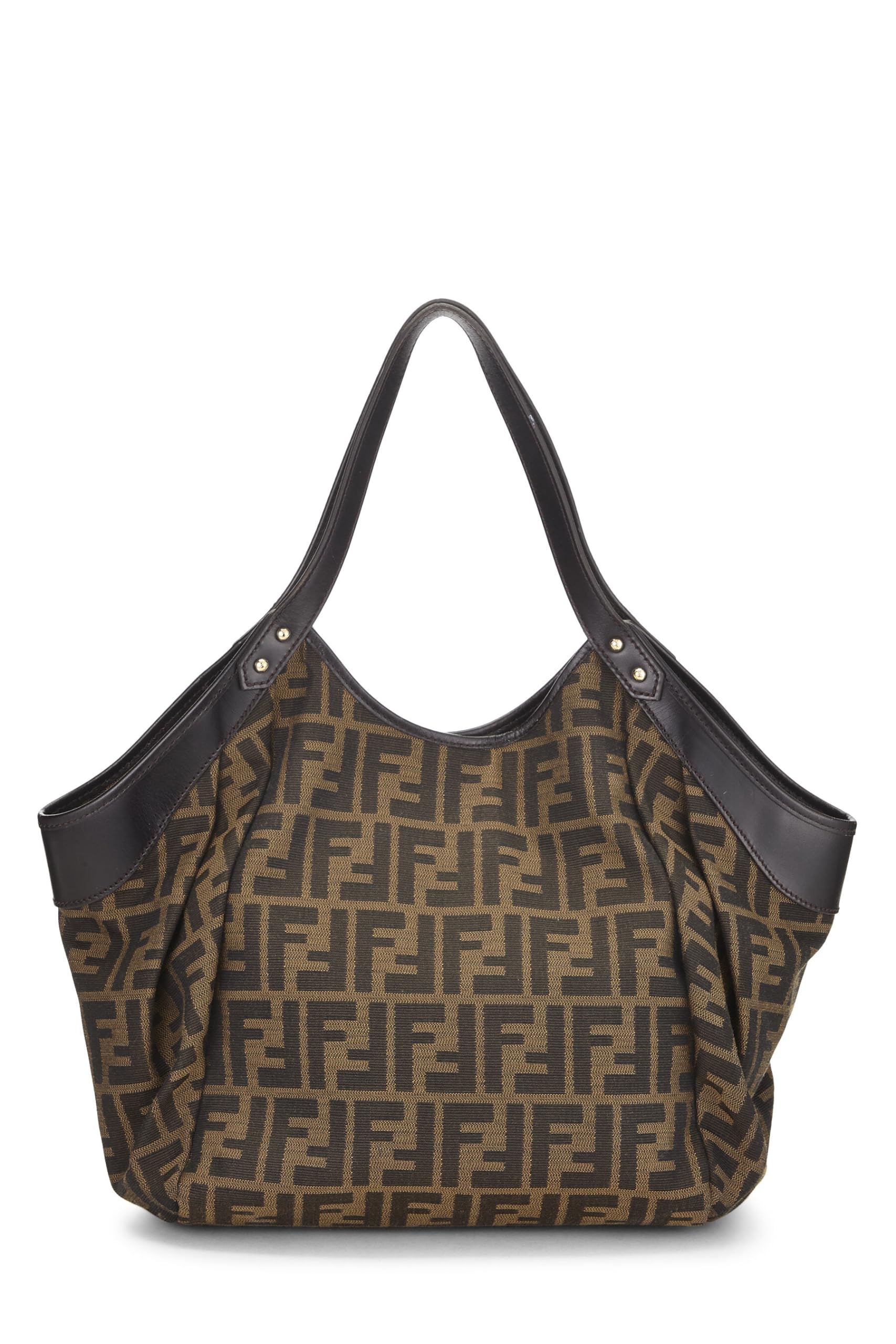Fendi, Brown Zucca Canvas Chef Pocket Tote Large, Brown