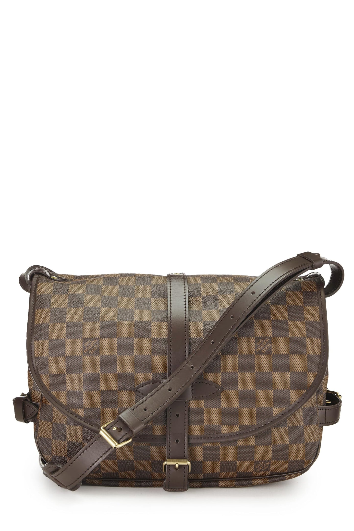 Louis Vuitton, Damier Ebene Saumur 30, Brown