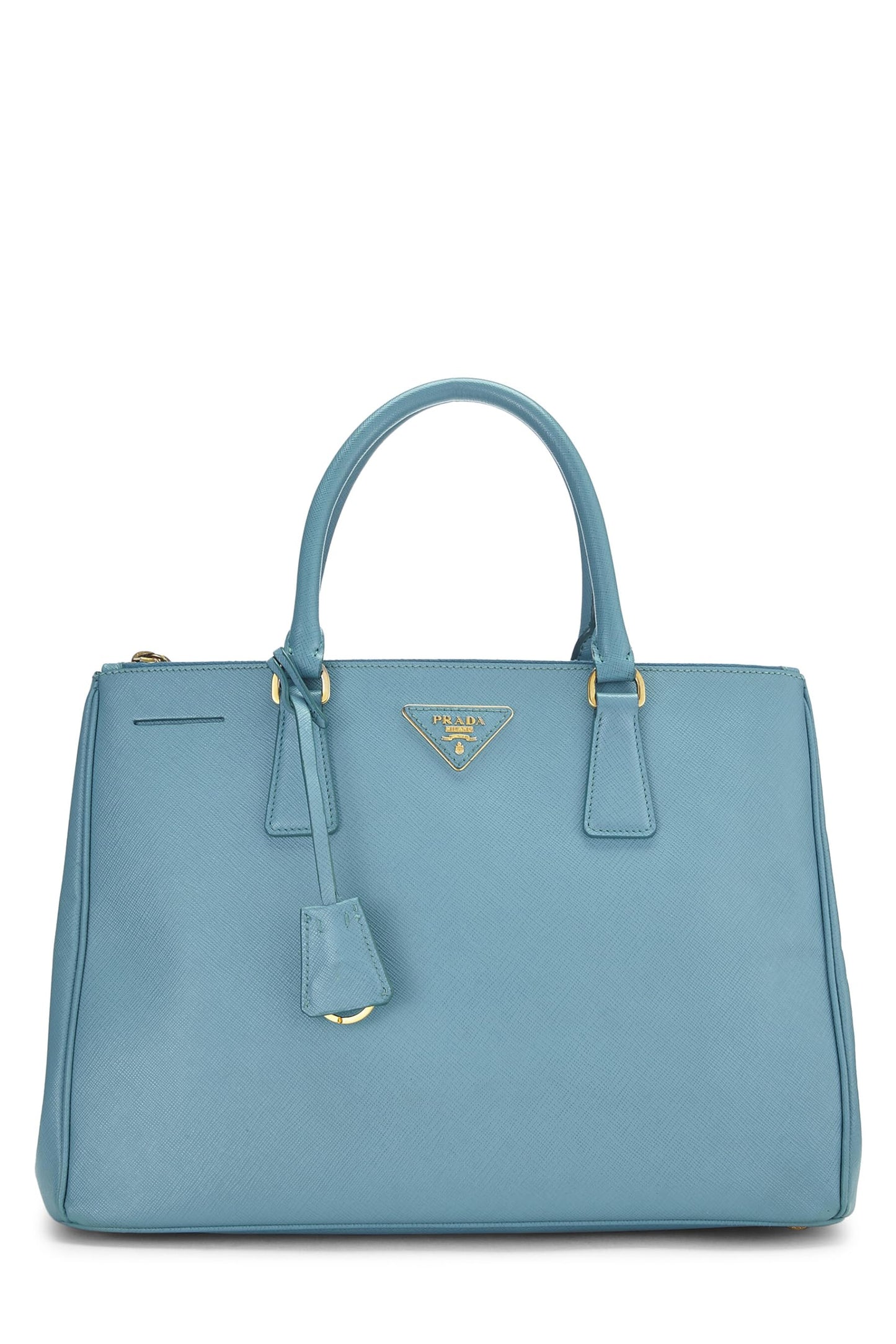 Prada, Blue Saffiano Executive Tote Medium, Blue