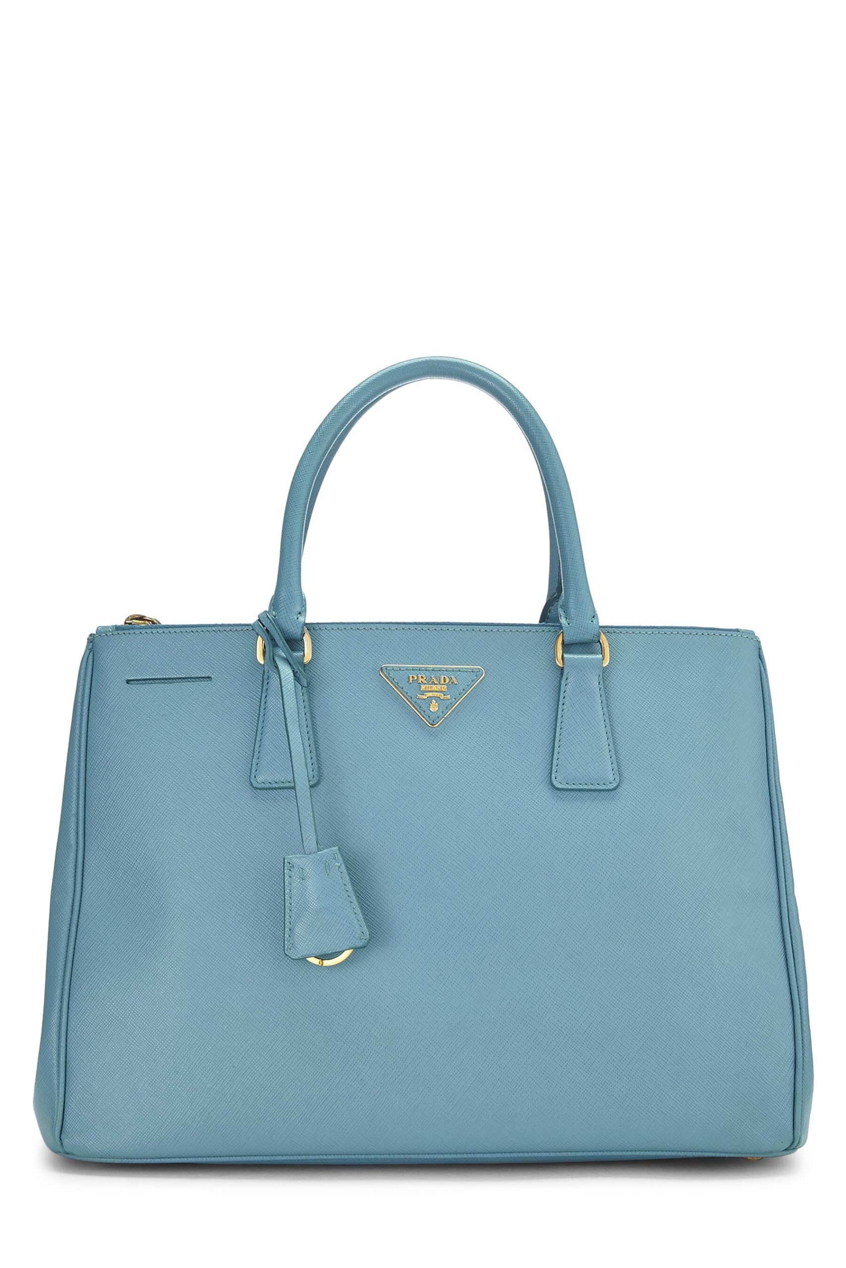 Prada, Blue Saffiano Executive Tote Medium, Blue