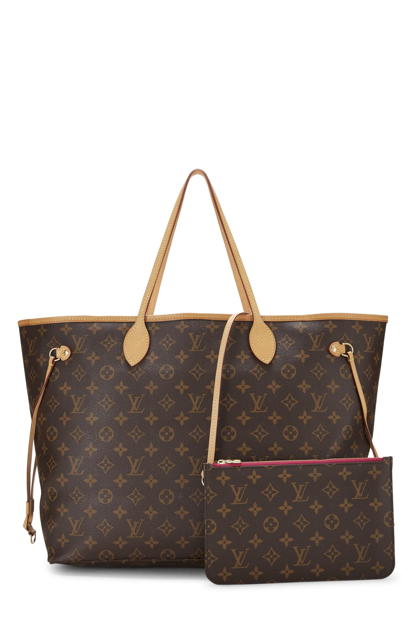 Louis Vuitton, Raspberry Monogram Canvas Neverfull GM NM, Pink