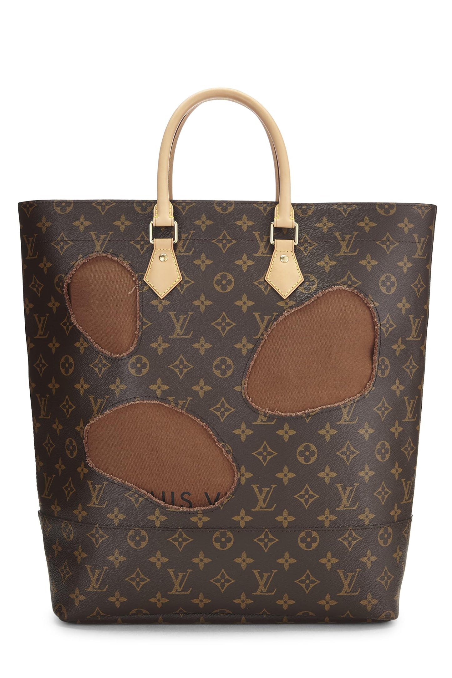 Louis Vuitton, Comme des Garçons x Louis Vuitton Monogram Bag with Holes, Brown
