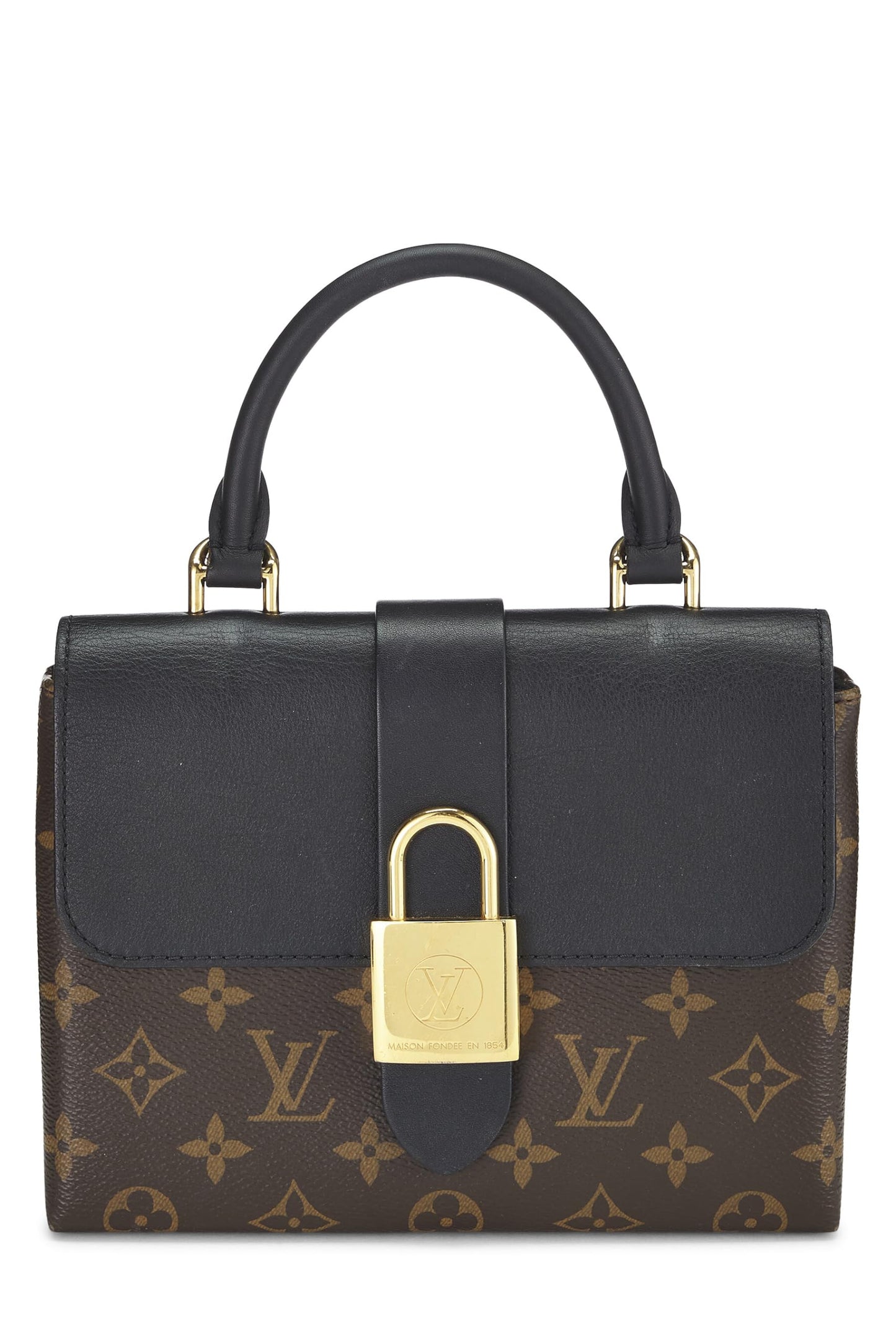 Louis Vuitton, Black Monogram Locky BB, Black
